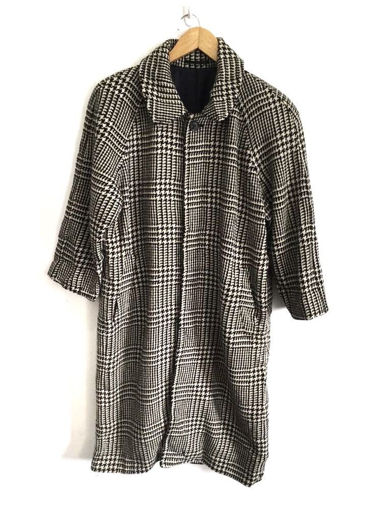 Japan Leather Artist Wool Oversized Long Jacket