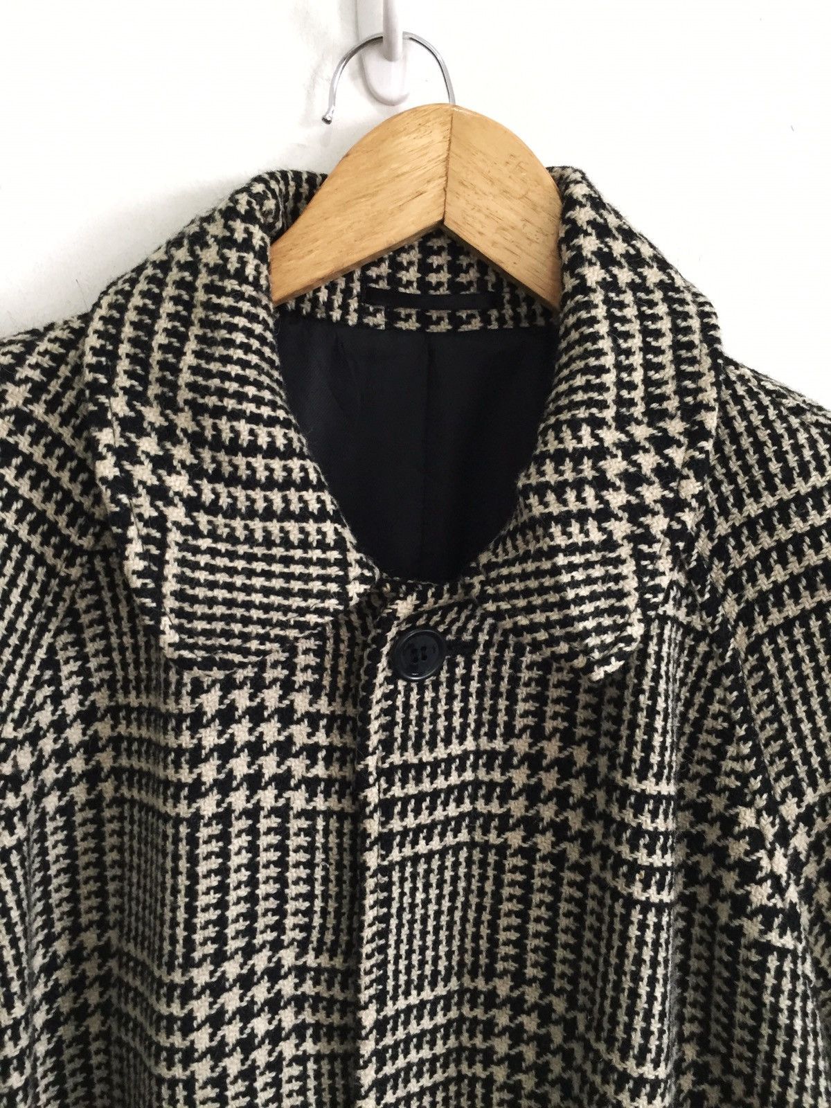 Japan Leather Artist Wool Oversized Long Jacket