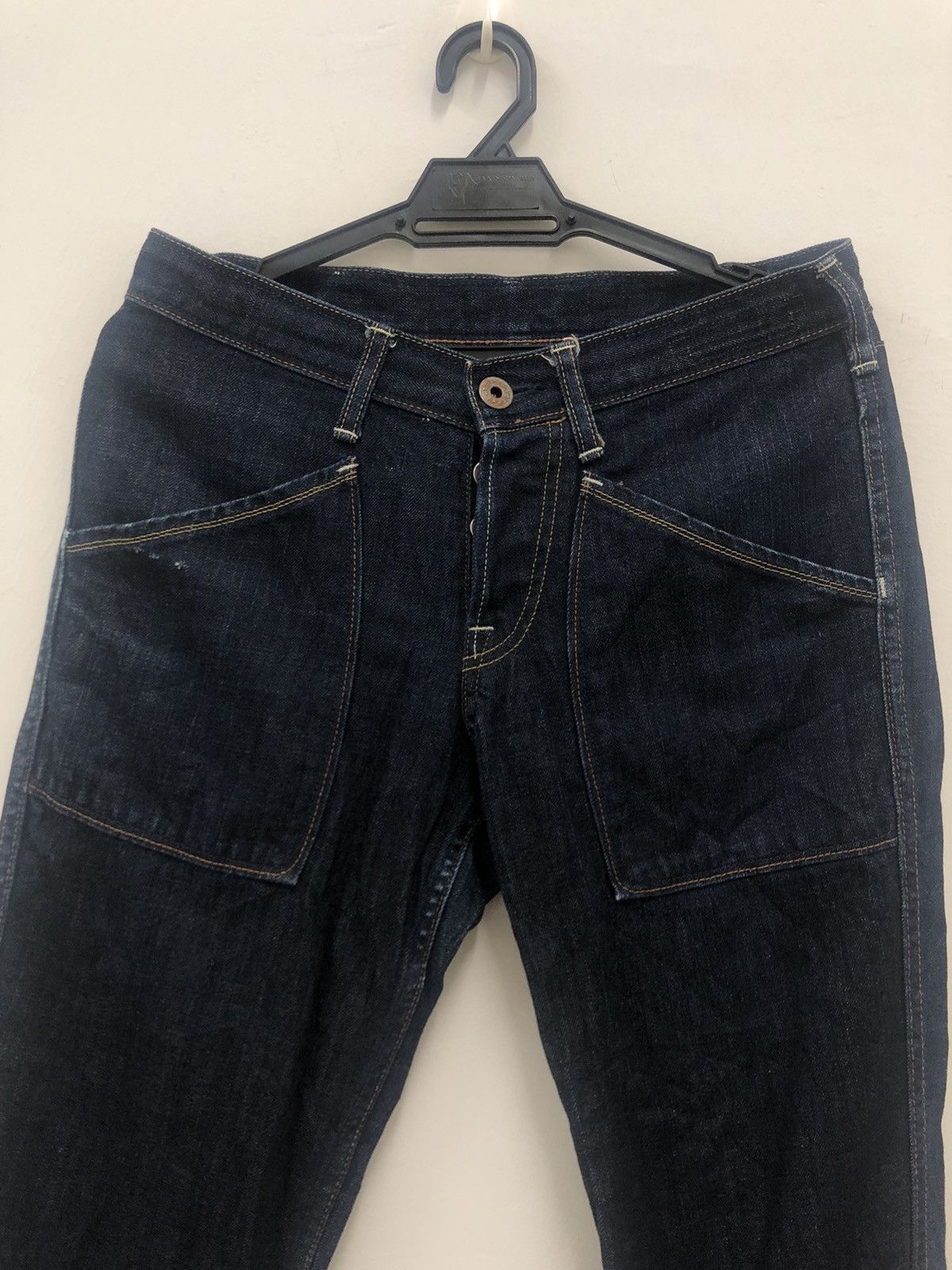 Spellbound Rare SPELLBOUND Japan Pocket Tactical Flare Denim Size US 30 / EU 46 - 2 Thumbnail
