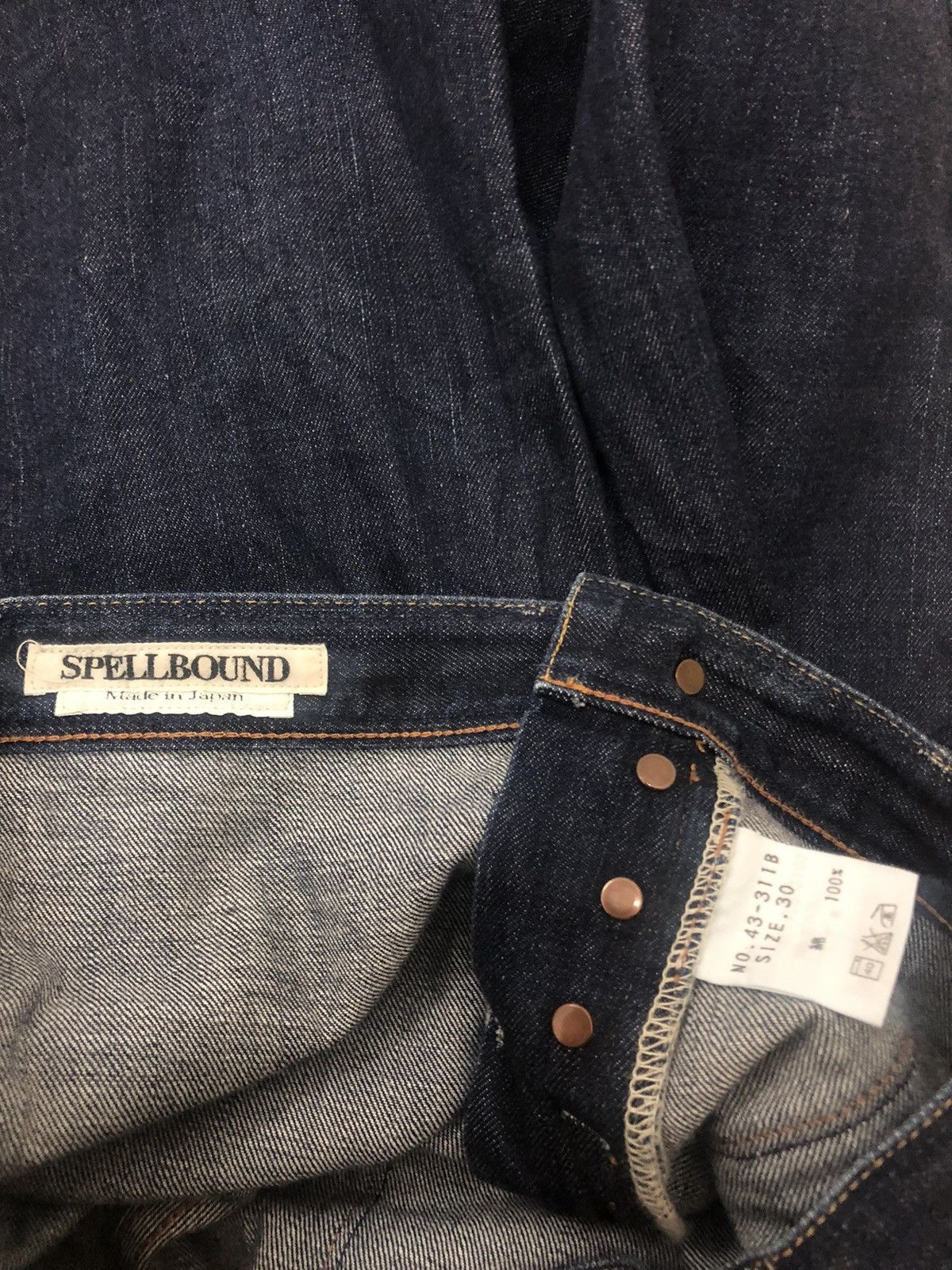 Spellbound Rare SPELLBOUND Japan Pocket Tactical Flare Denim Size US 30 / EU 46 - 7 Thumbnail