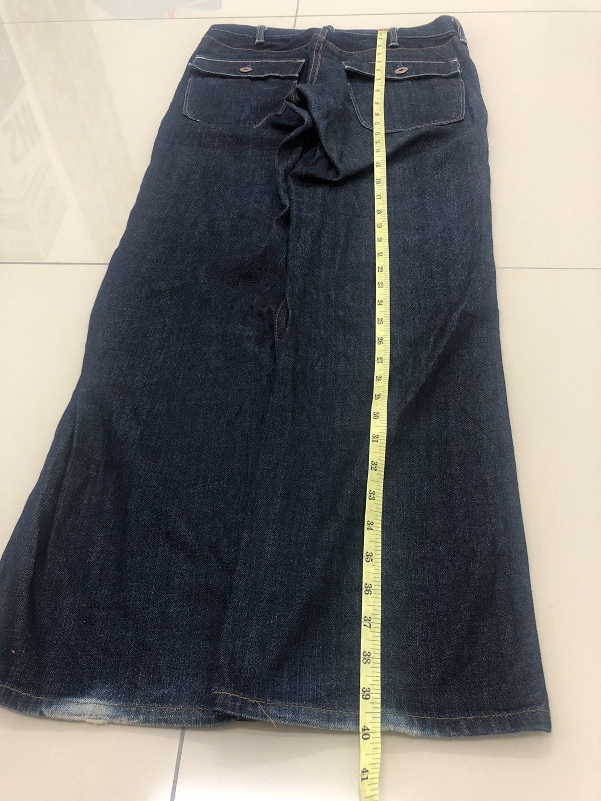 Spellbound Rare SPELLBOUND Japan Pocket Tactical Flare Denim Size US 30 / EU 46 - 11 Thumbnail