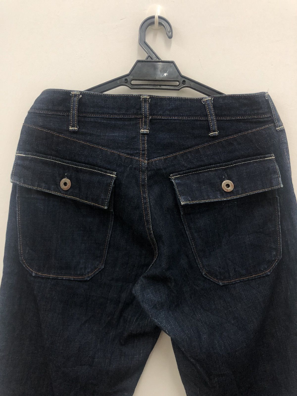 Spellbound Rare SPELLBOUND Japan Pocket Tactical Flare Denim Size US 30 / EU 46 - 6 Thumbnail