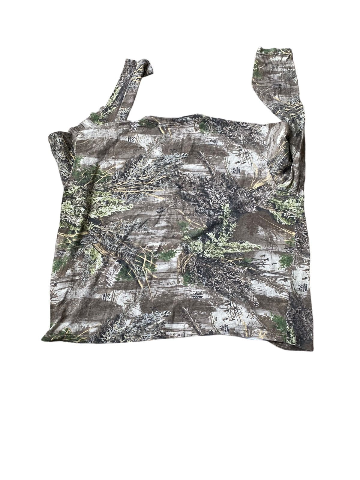 Vintage Vintage style baggy Realtree skater longsleeve T-shirt 1990s Size US XL / EU 56 / 4 - 2 Thumbnail