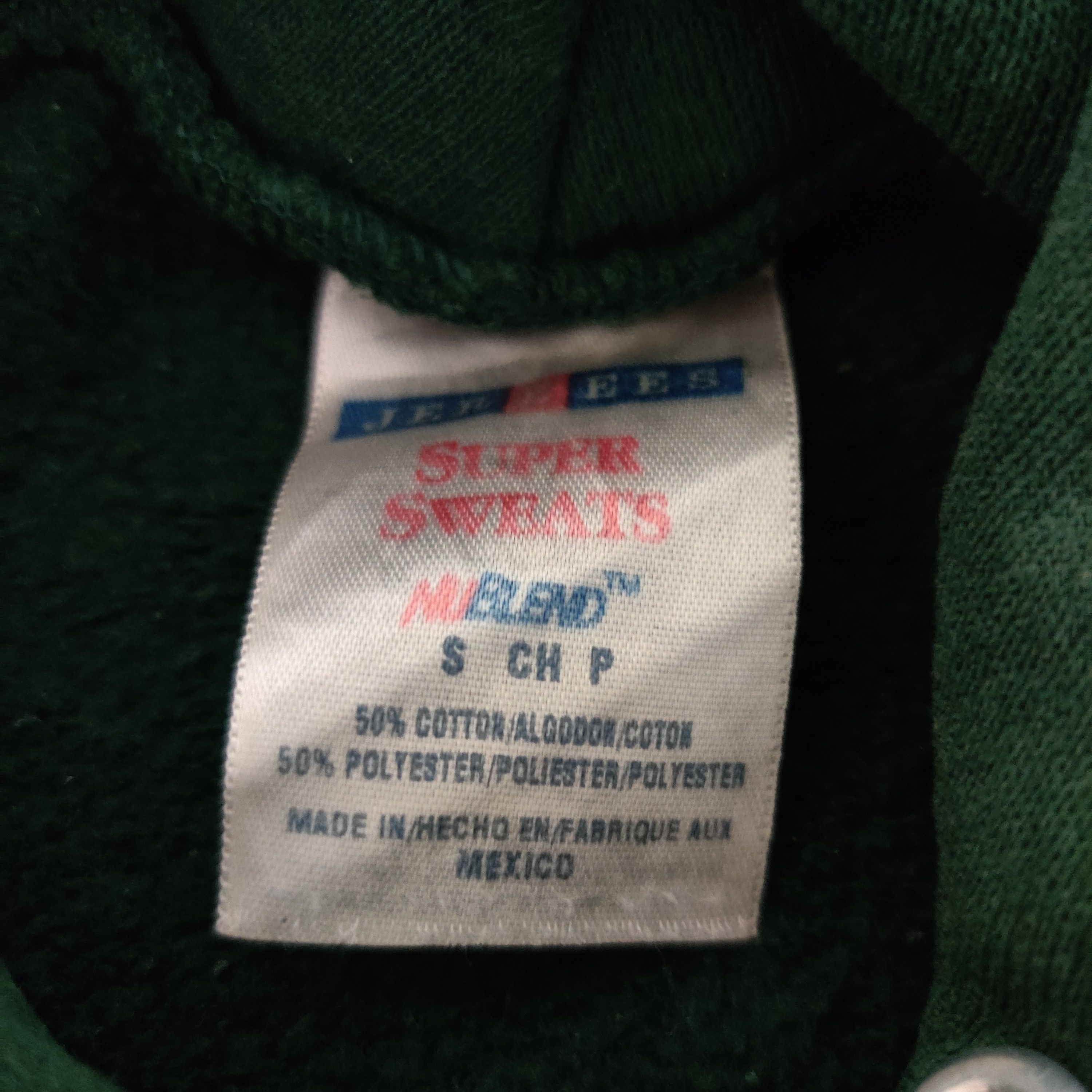 Jerzees Vintage Jerzees Hoodie Pullover Jumper Size US S / EU 44-46 / 1 - 2 Thumbnail