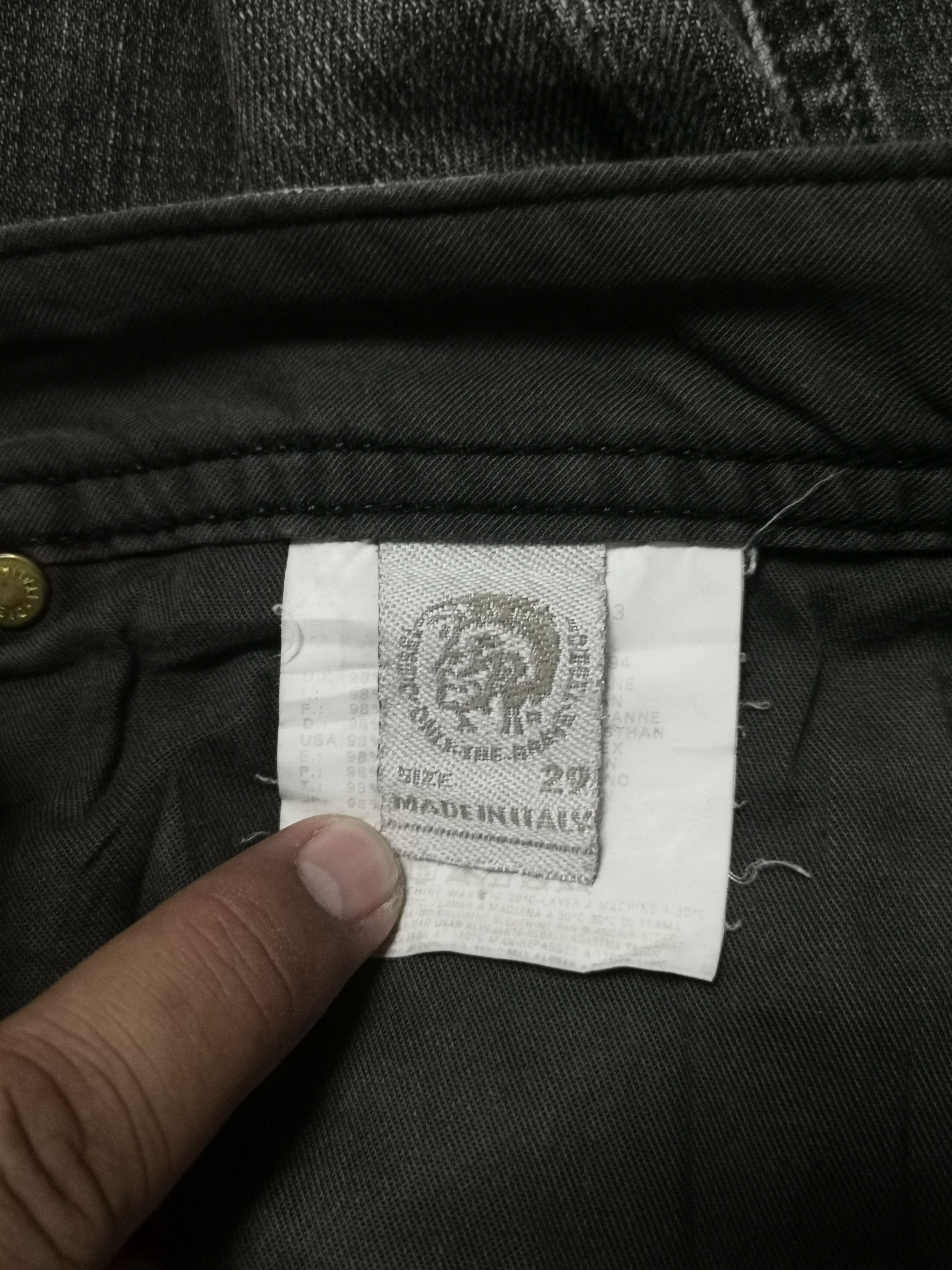 Diesel Diesel Industry Denim Size US 29 - 16 Thumbnail