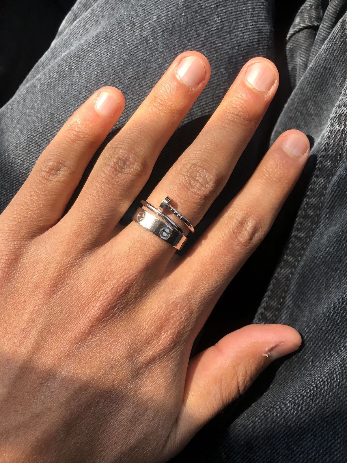 Love Bracelet Stack Cartier Love Ring Dupe Rose Gold Love Ring