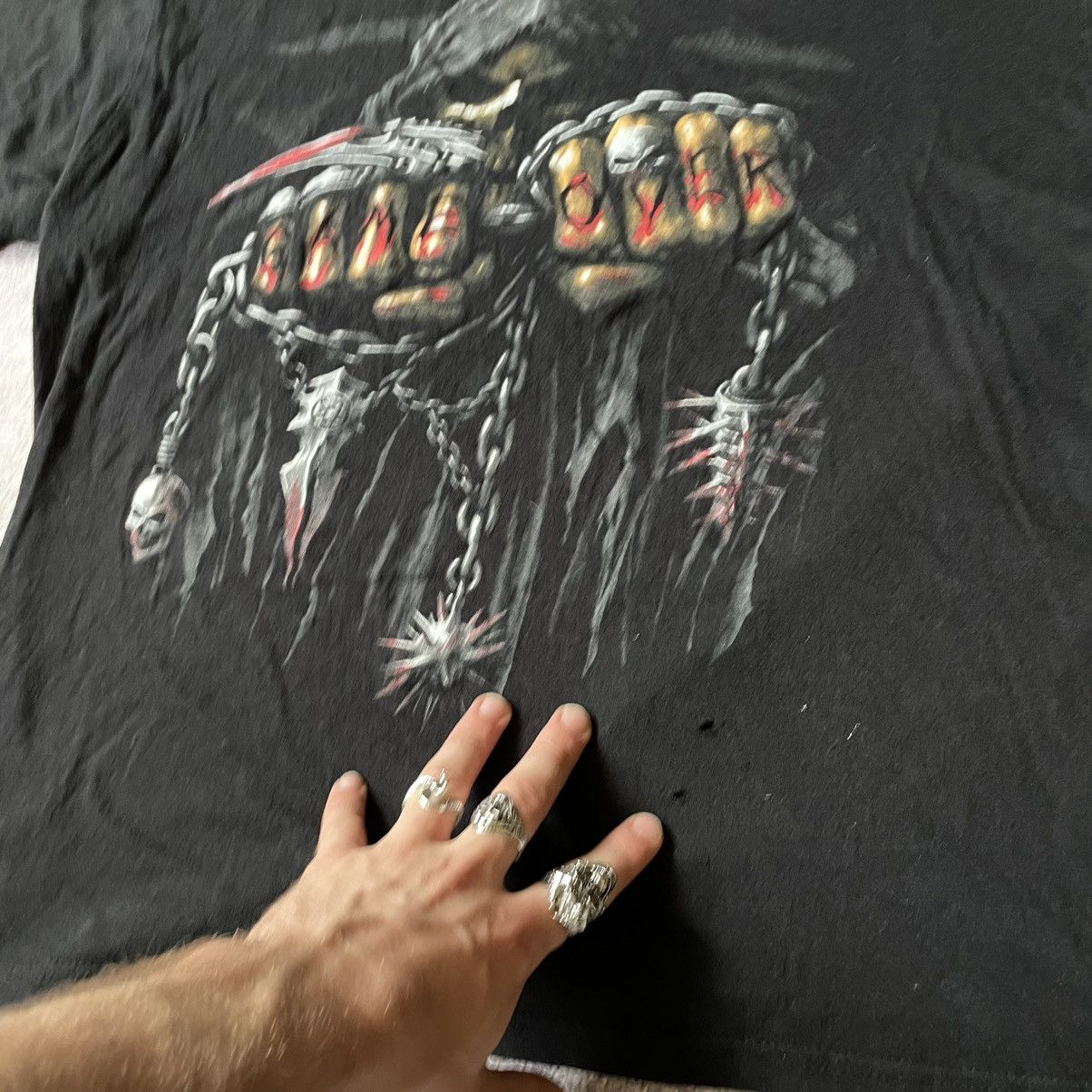Vintage Vintage Y2K Graphic Tee Skull Horror Goth Dark Aesthetic S Size US S / EU 44-46 / 1 - 7 Thumbnail