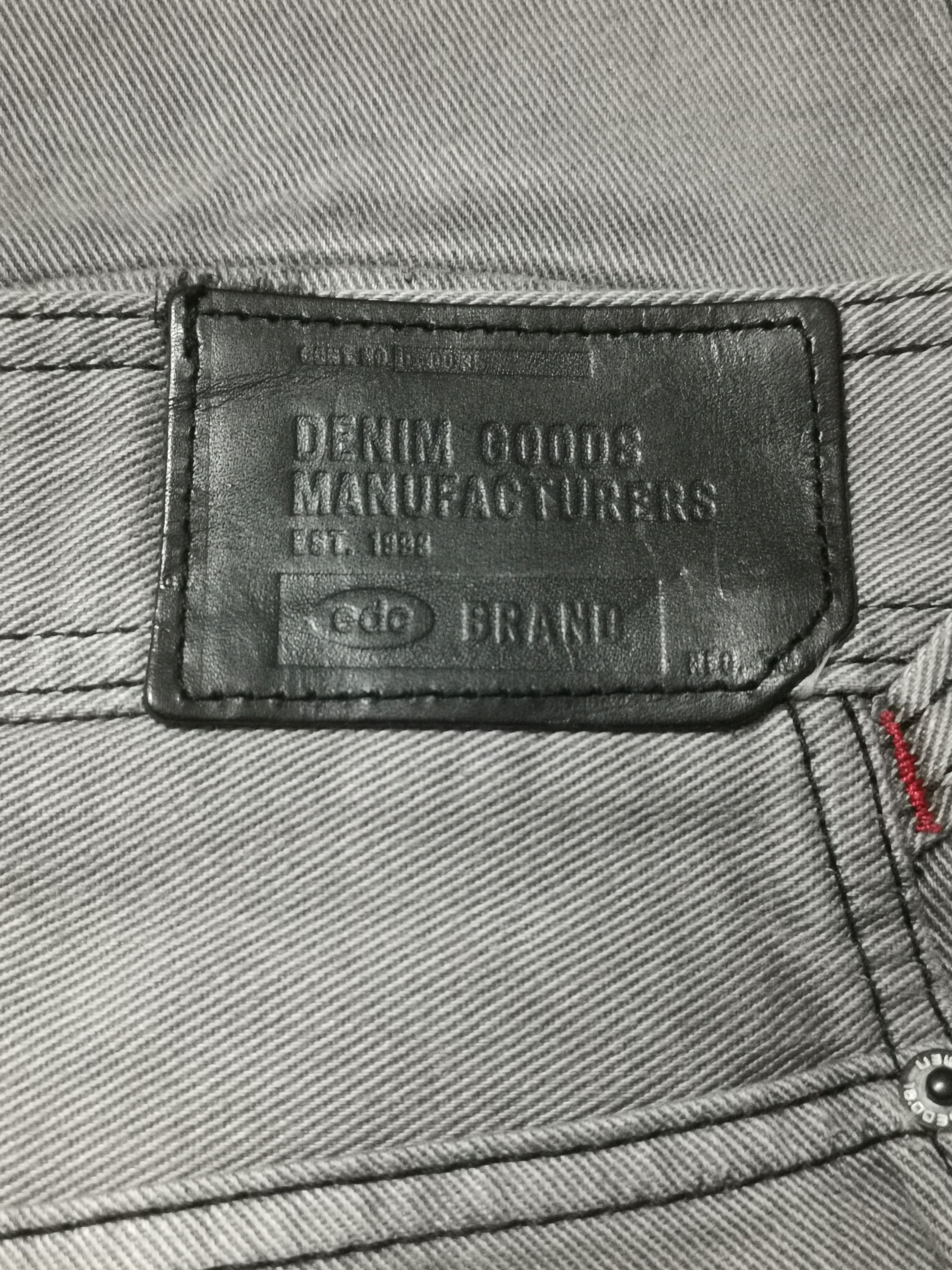 Esprit E.D.C 1998 Industrial Stamped Denim Size US 32 / EU 48 - 6 Thumbnail