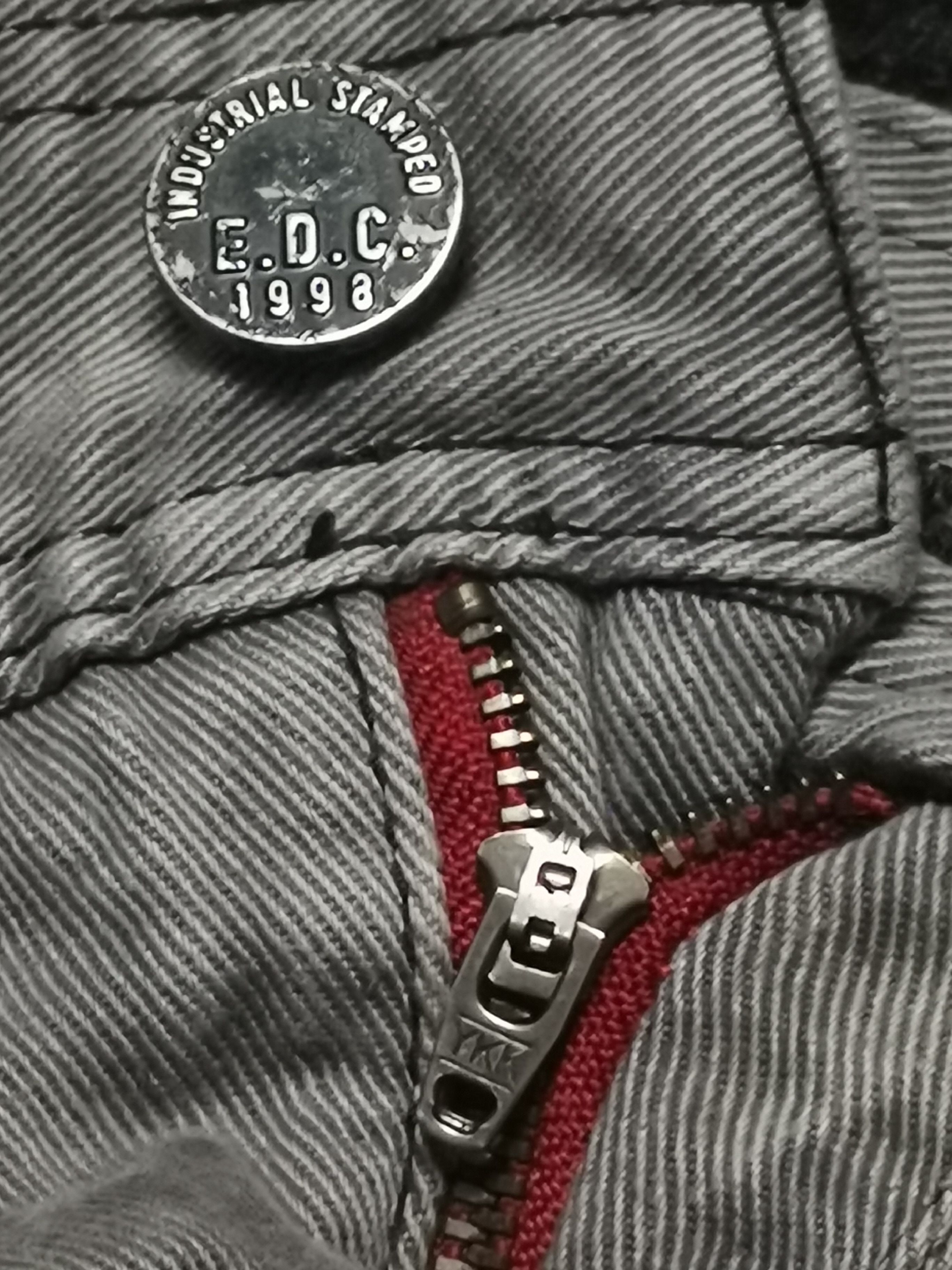 Esprit E.D.C 1998 Industrial Stamped Denim Size US 32 / EU 48 - 7 Thumbnail