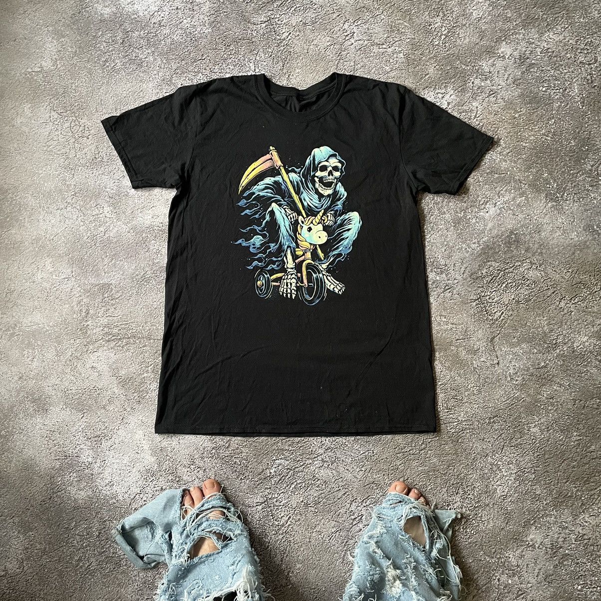 Band Tees Vintage Y2K SKULLS Destroy Face Blood DEAD Creepy Horror Tee Size US L / EU 52-54 / 3 - 1 Thumbnail