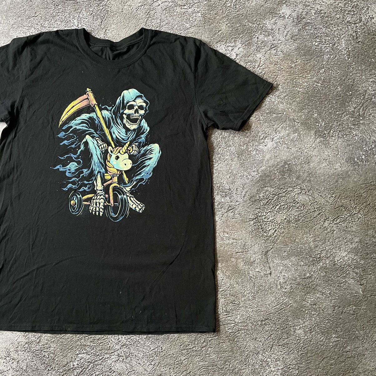 Band Tees Vintage Y2K SKULLS Destroy Face Blood DEAD Creepy Horror Tee Size US L / EU 52-54 / 3 - 3 Thumbnail