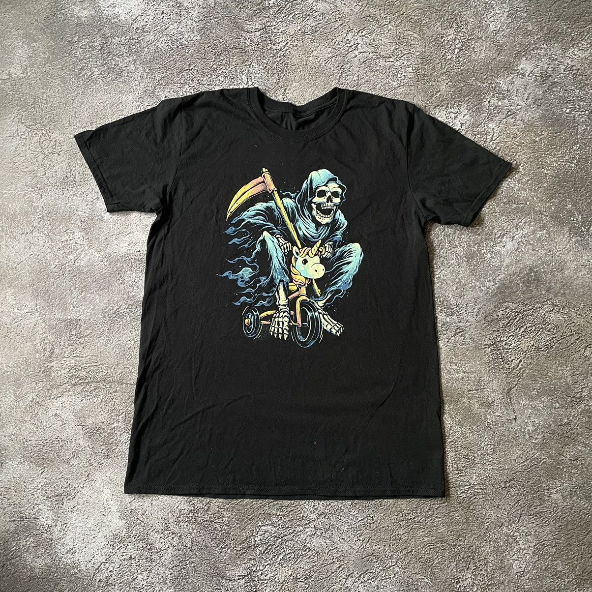 Band Tees Vintage Y2K SKULLS Destroy Face Blood DEAD Creepy Horror Tee Size US L / EU 52-54 / 3 - 2 Thumbnail