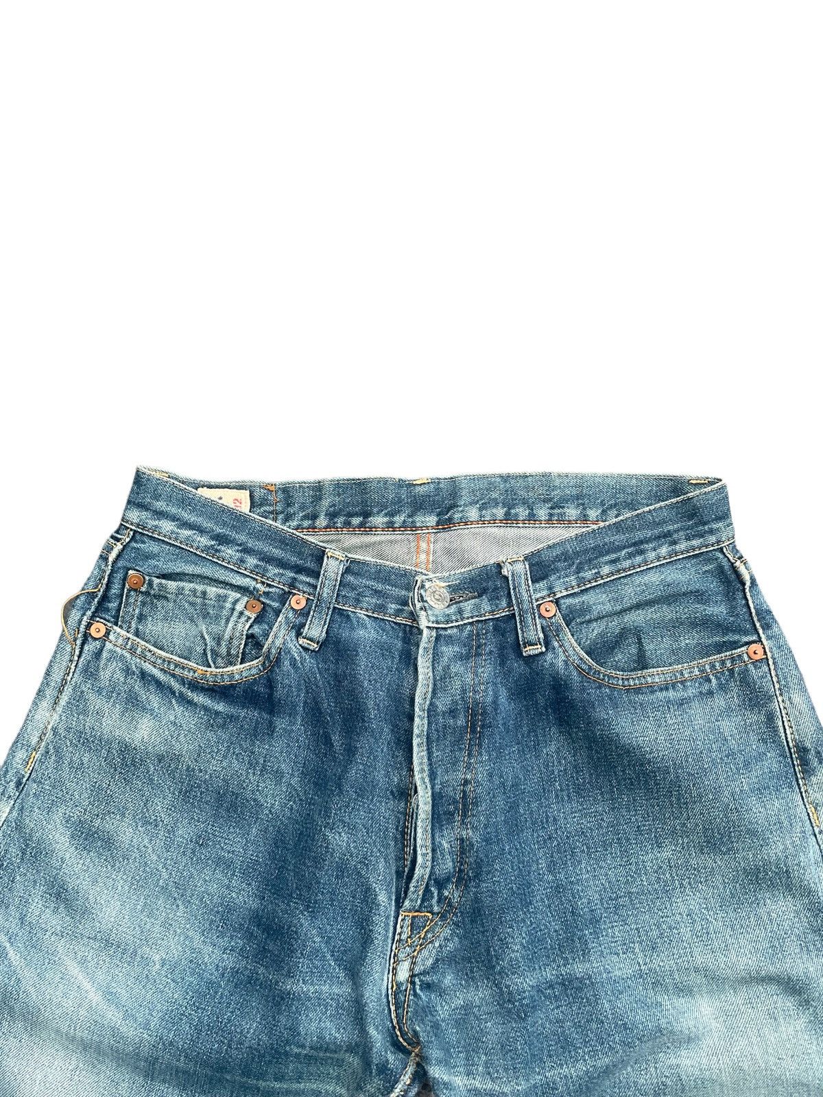 45rpm × Vintage Vintage 45rpm Selvedge Distresed Rework Denim Size US 31 - 9 Thumbnail