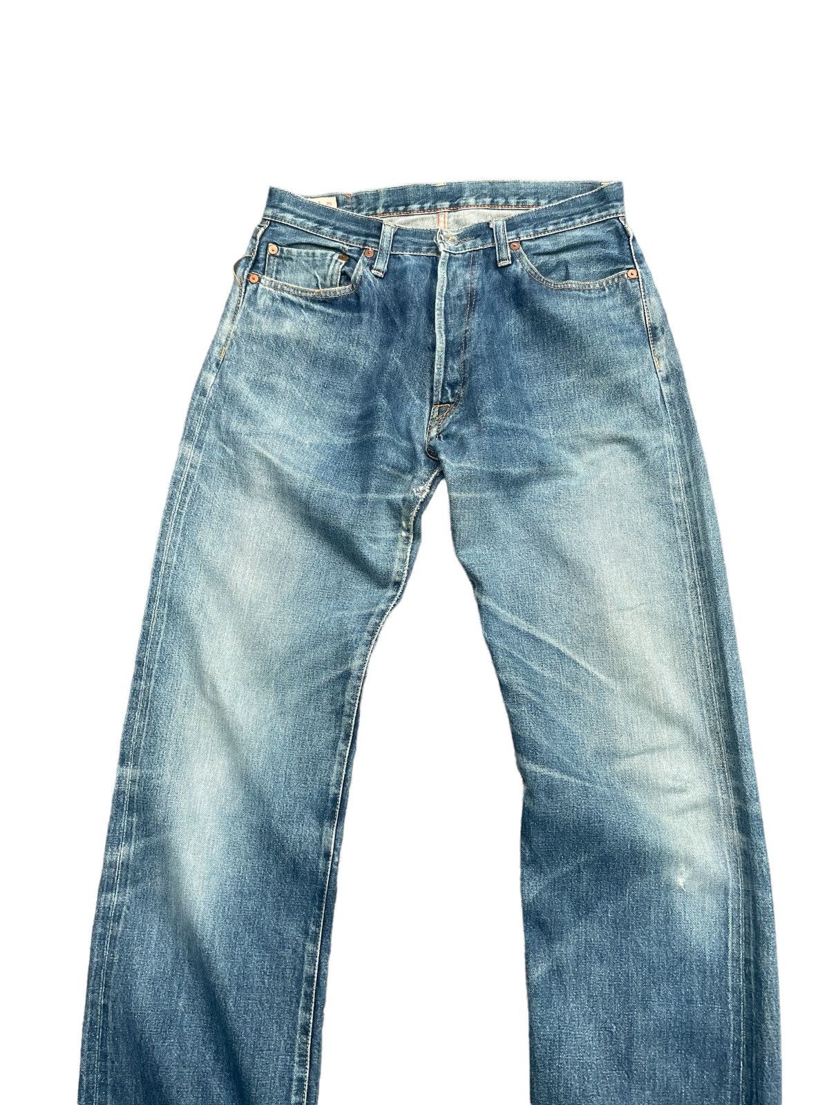 45rpm × Vintage Vintage 45rpm Selvedge Distresed Rework Denim Size US 31 - 5 Thumbnail