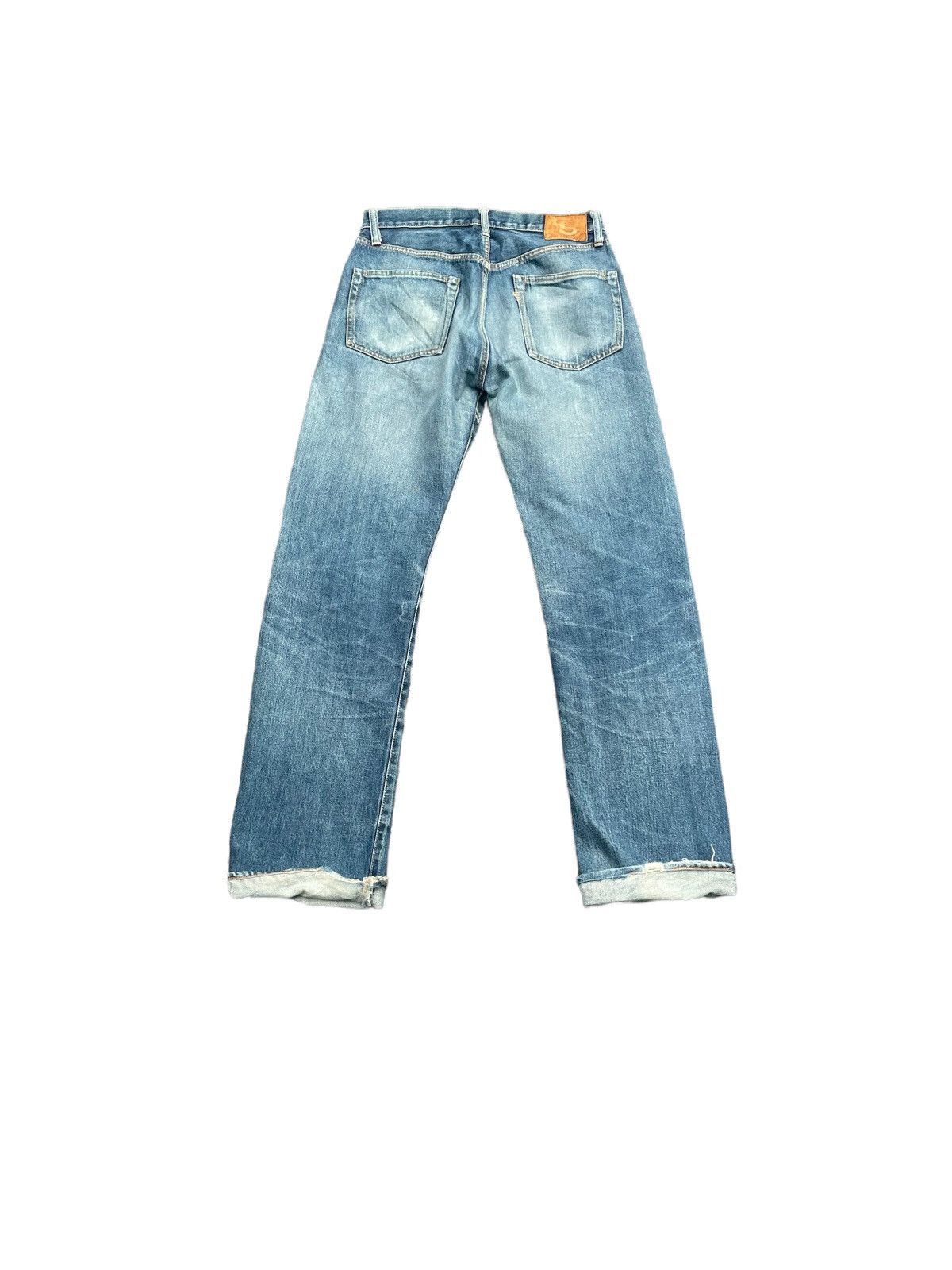 45rpm × Vintage Vintage 45rpm Selvedge Distresed Rework Denim Size US 31 - 12 Thumbnail