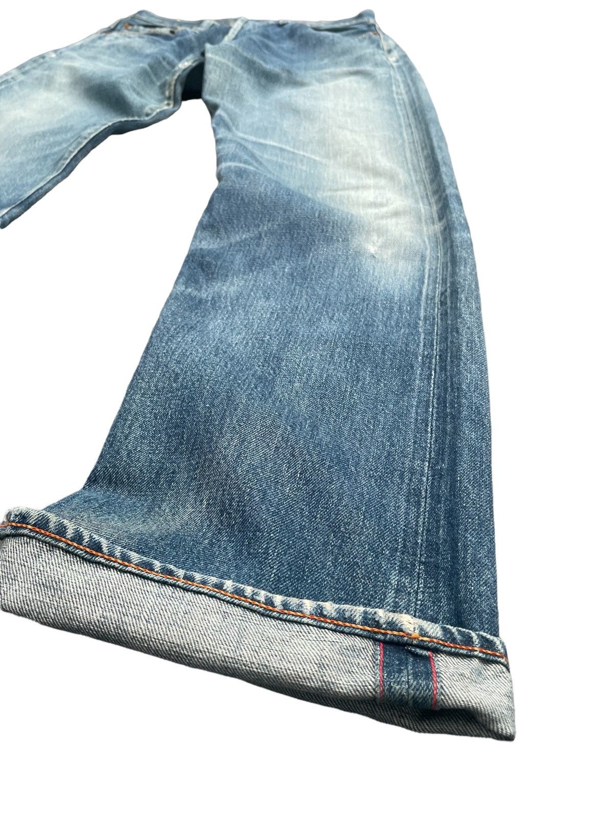 45rpm × Vintage Vintage 45rpm Selvedge Distresed Rework Denim Size US 31 - 4 Thumbnail