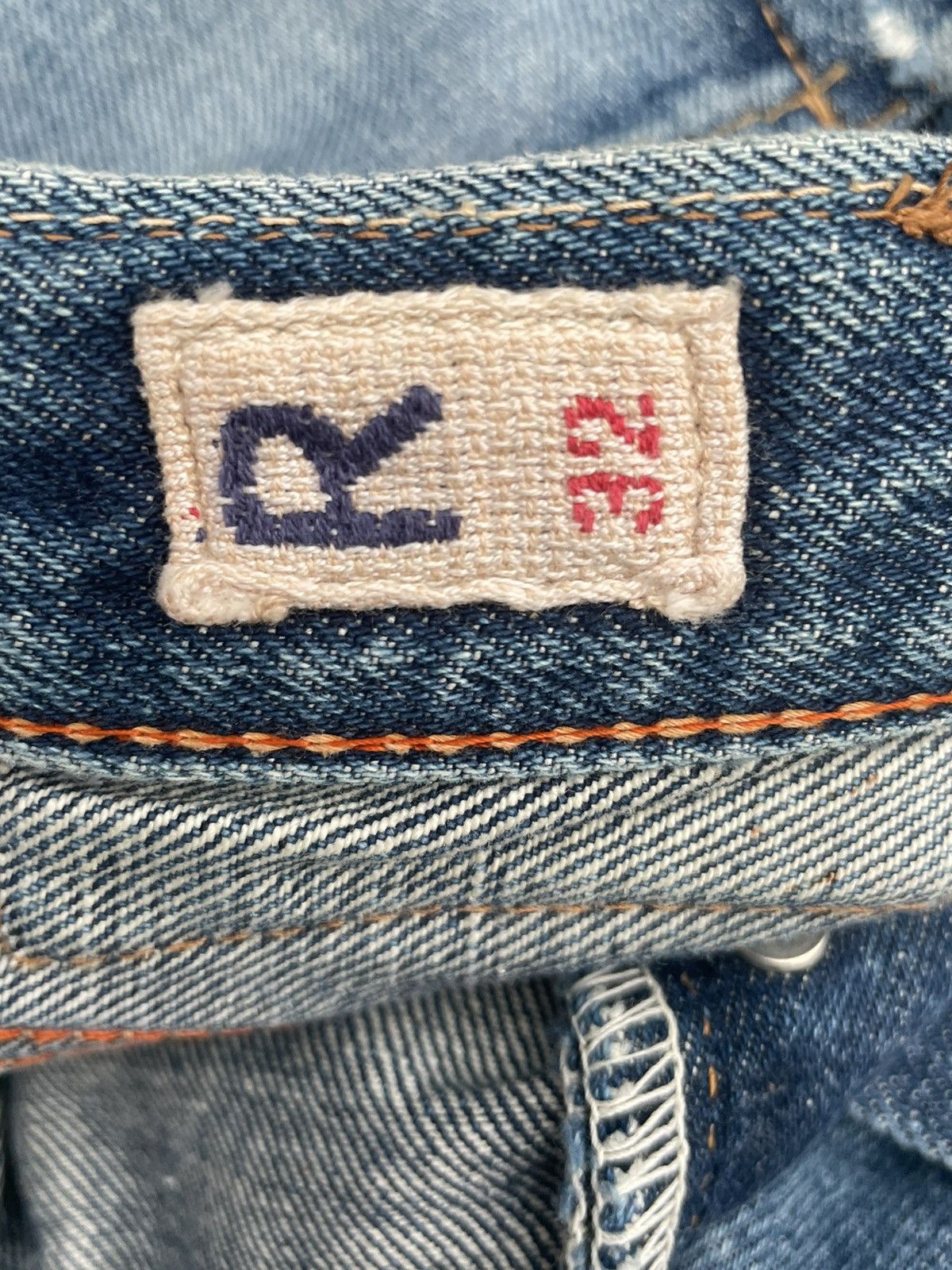 45rpm × Vintage Vintage 45rpm Selvedge Distresed Rework Denim Size US 31 - 23 Thumbnail