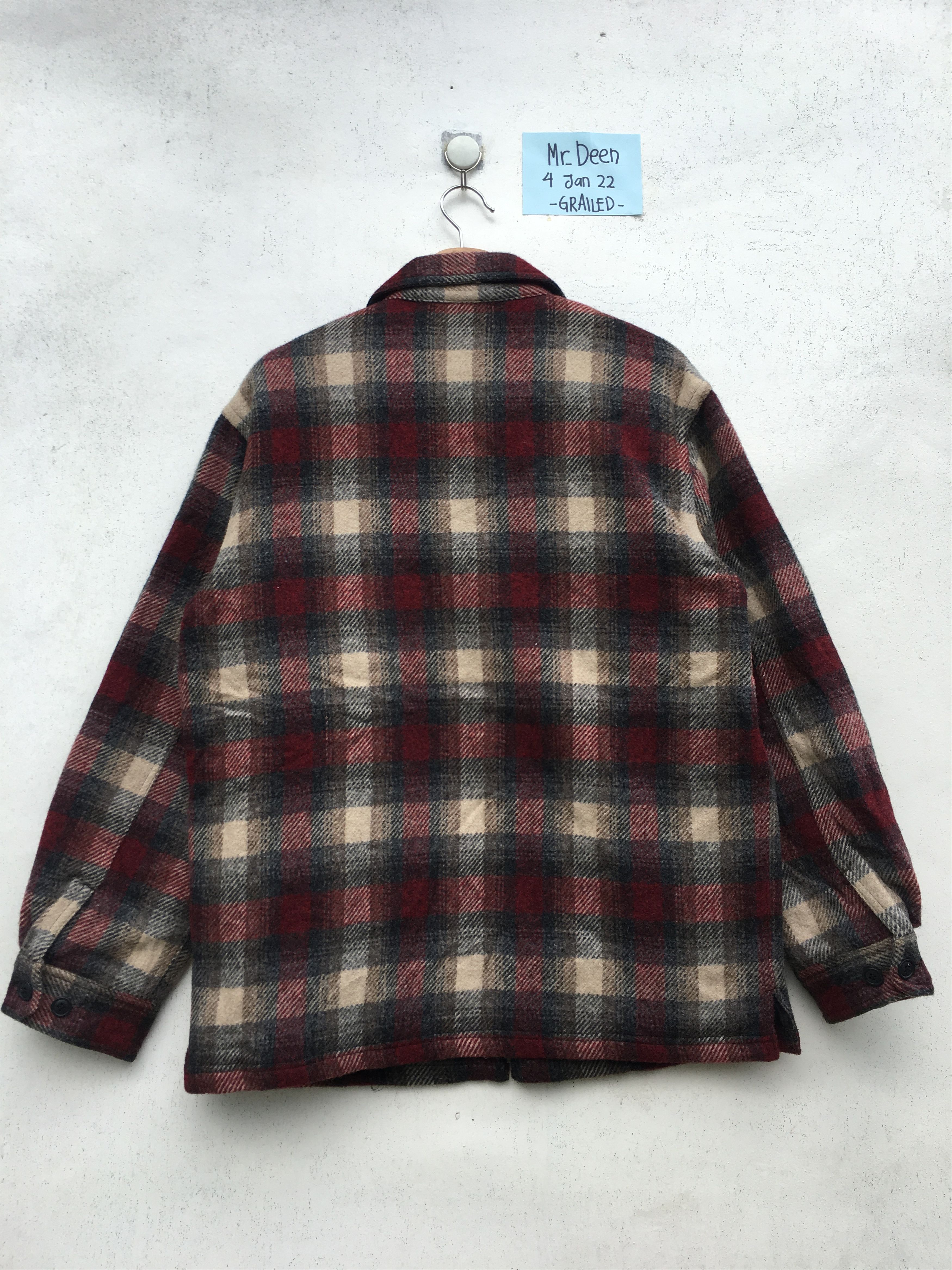 Ralph Lauren Rare Ralph Lauren Checkered Flannel Zip Up Sweater Size US L / EU 52-54 / 3 - 10 Thumbnail