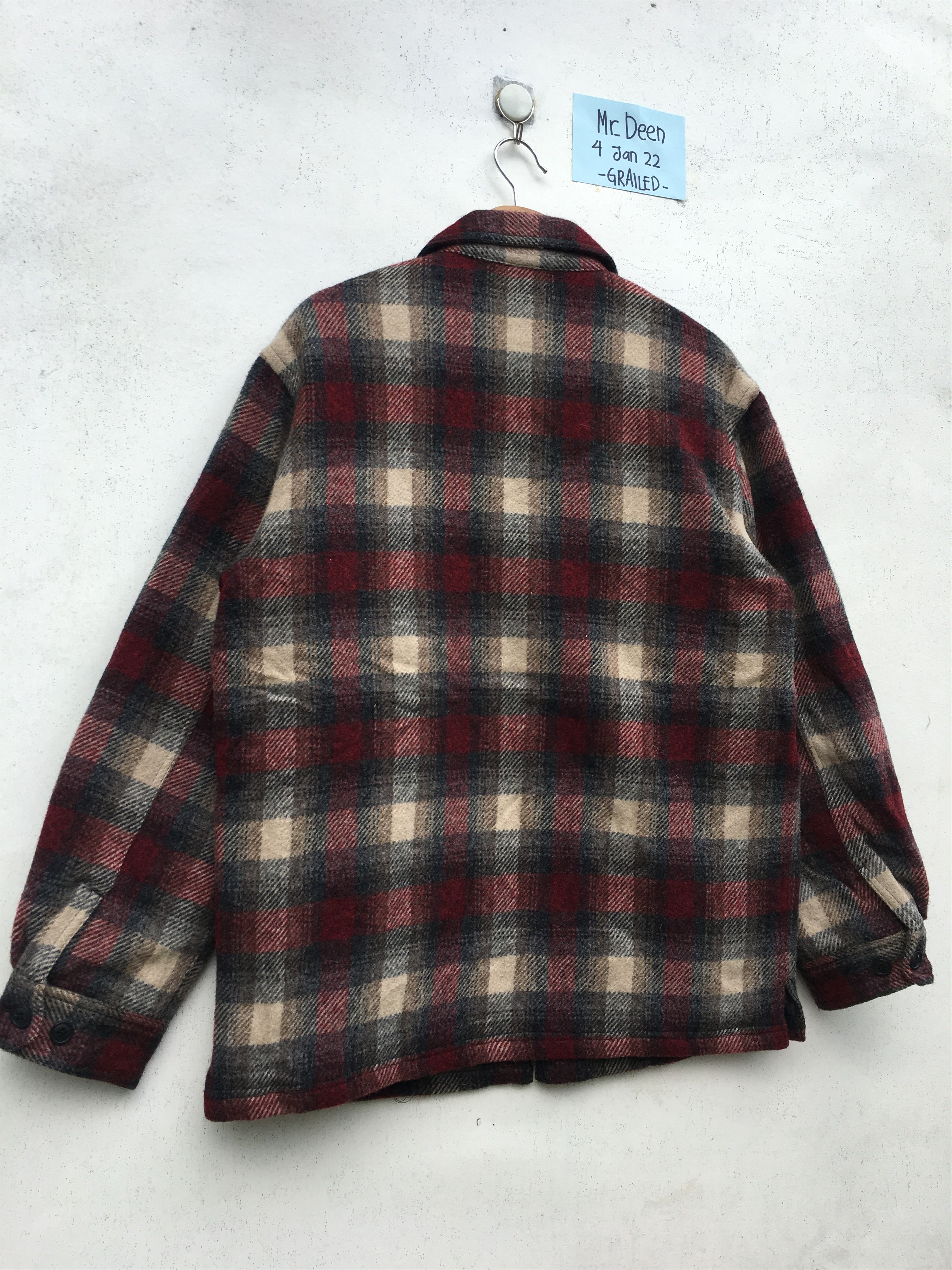 Ralph Lauren Rare Ralph Lauren Checkered Flannel Zip Up Sweater Size US L / EU 52-54 / 3 - 11 Thumbnail