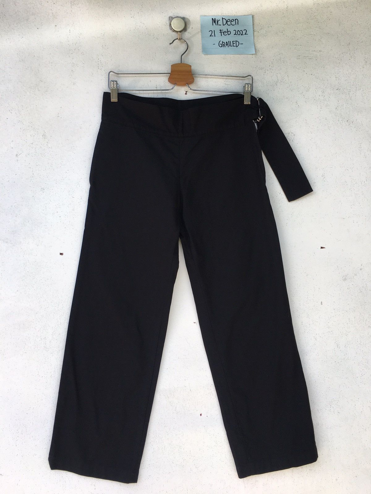 image of Limi Feu x Yohji Yamamoto Vintage Yohji Yamamoto Y’S Bis Limi Cropped Pants in Black (Size 30)