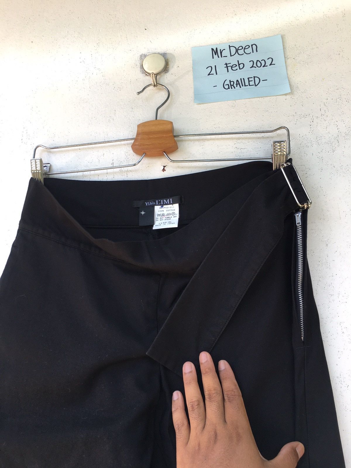 Limi Feu Rare Vintage Yohji Yamamoto Y’s bis LIMI Cropped Pants Size US 30 / EU 46 - 6 Thumbnail