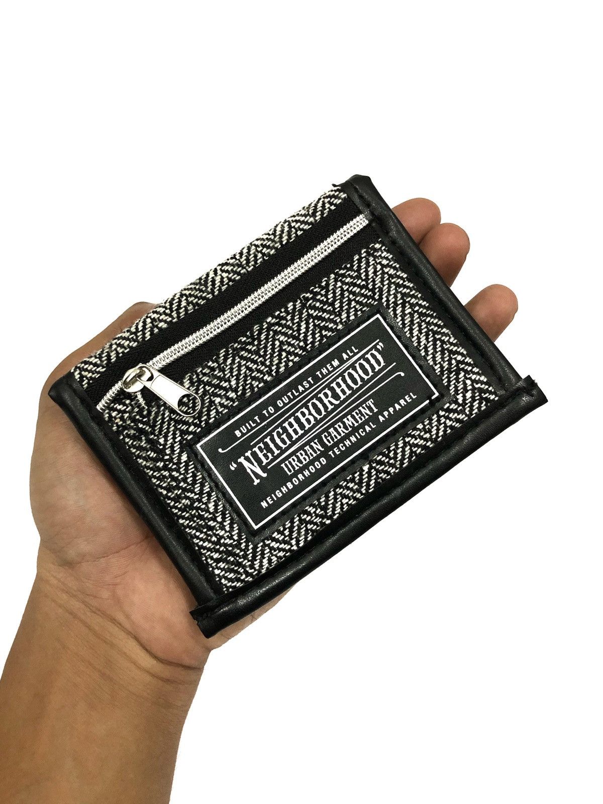 Neighborhood OG Neighbourhood ™️ Logo Tweed Card Holder Wallet Size ONE SIZE - 1 Thumbnail