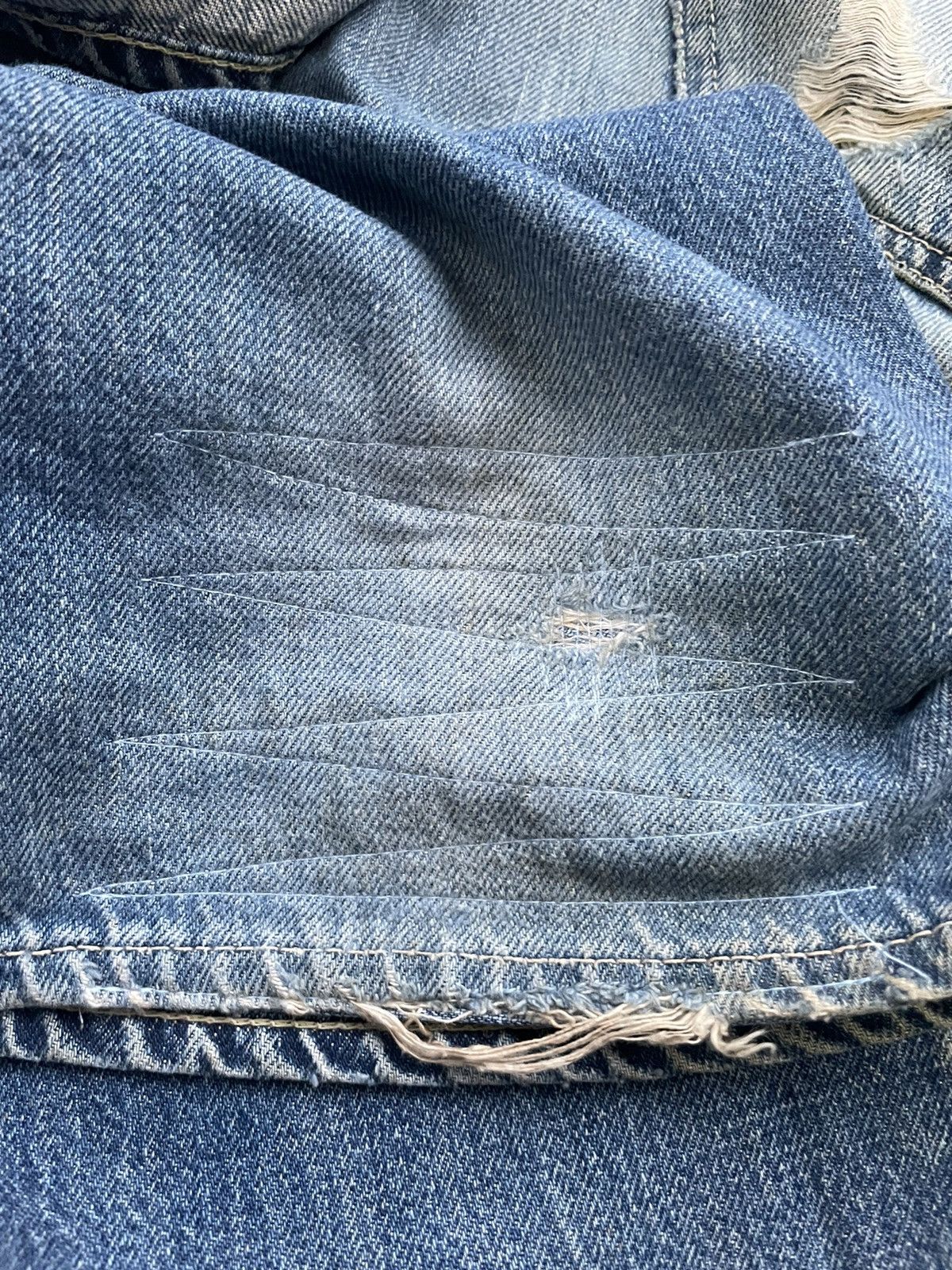 Japanese Brand × OMNIGOD × Vintage Vintage Omnigod Selvedge Aging Wash & Rework Denim Size US 31 - 14 Thumbnail