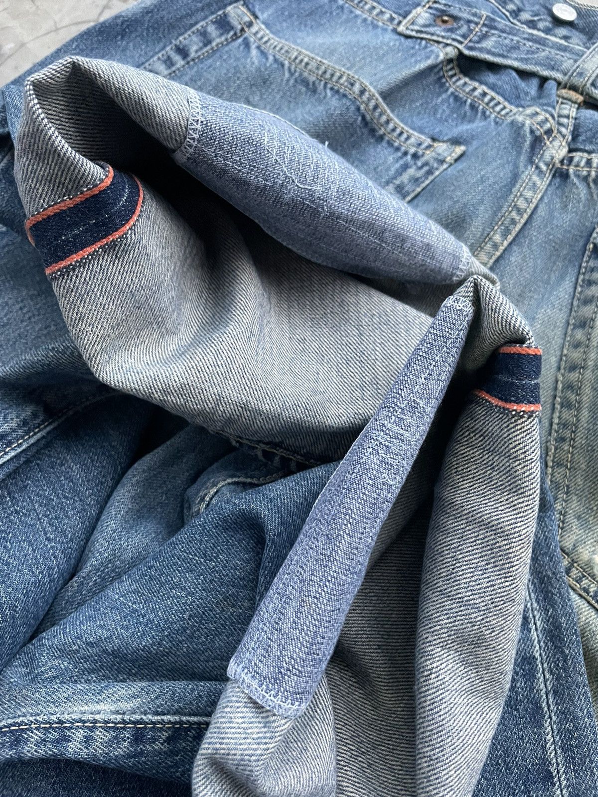 Japanese Brand × OMNIGOD × Vintage Vintage Omnigod Selvedge Aging Wash & Rework Denim Size US 31 - 15 Thumbnail