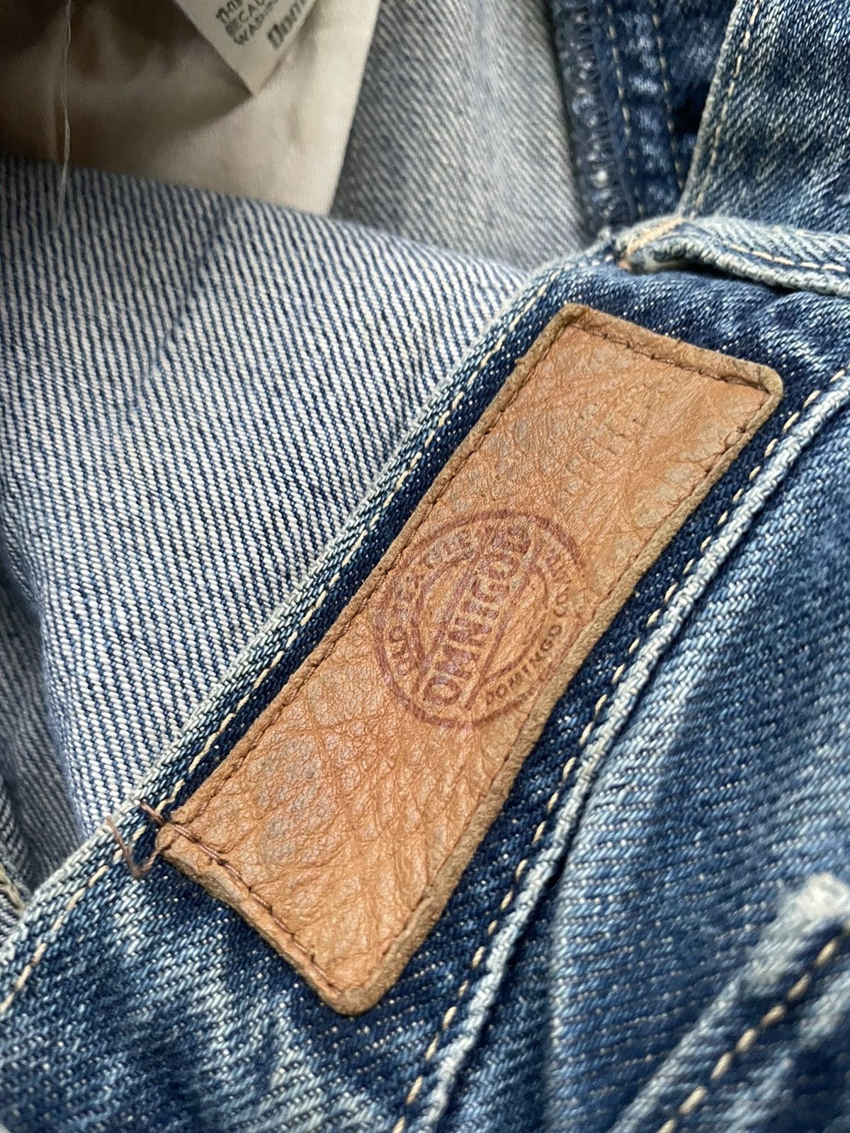 Japanese Brand × OMNIGOD × Vintage Vintage Omnigod Selvedge Aging Wash & Rework Denim Size US 31 - 17 Thumbnail