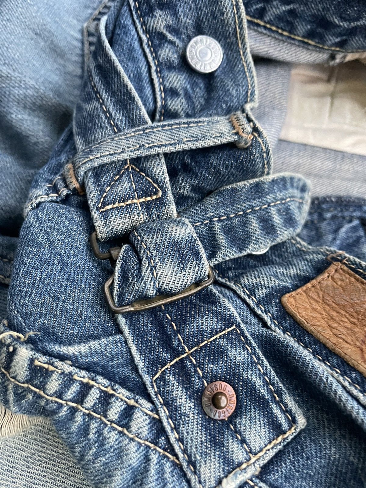 Japanese Brand × OMNIGOD × Vintage Vintage Omnigod Selvedge Aging Wash & Rework Denim Size US 31 - 16 Thumbnail