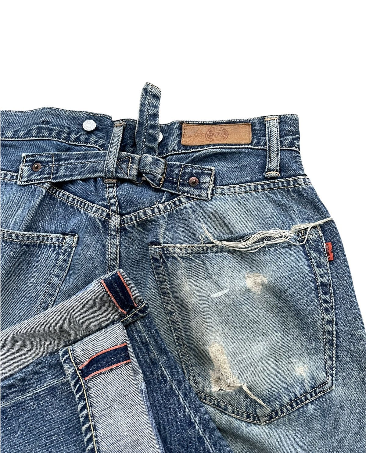 Japanese Brand × OMNIGOD × Vintage Vintage Omnigod Selvedge Aging Wash & Rework Denim Size US 31 - 12 Thumbnail