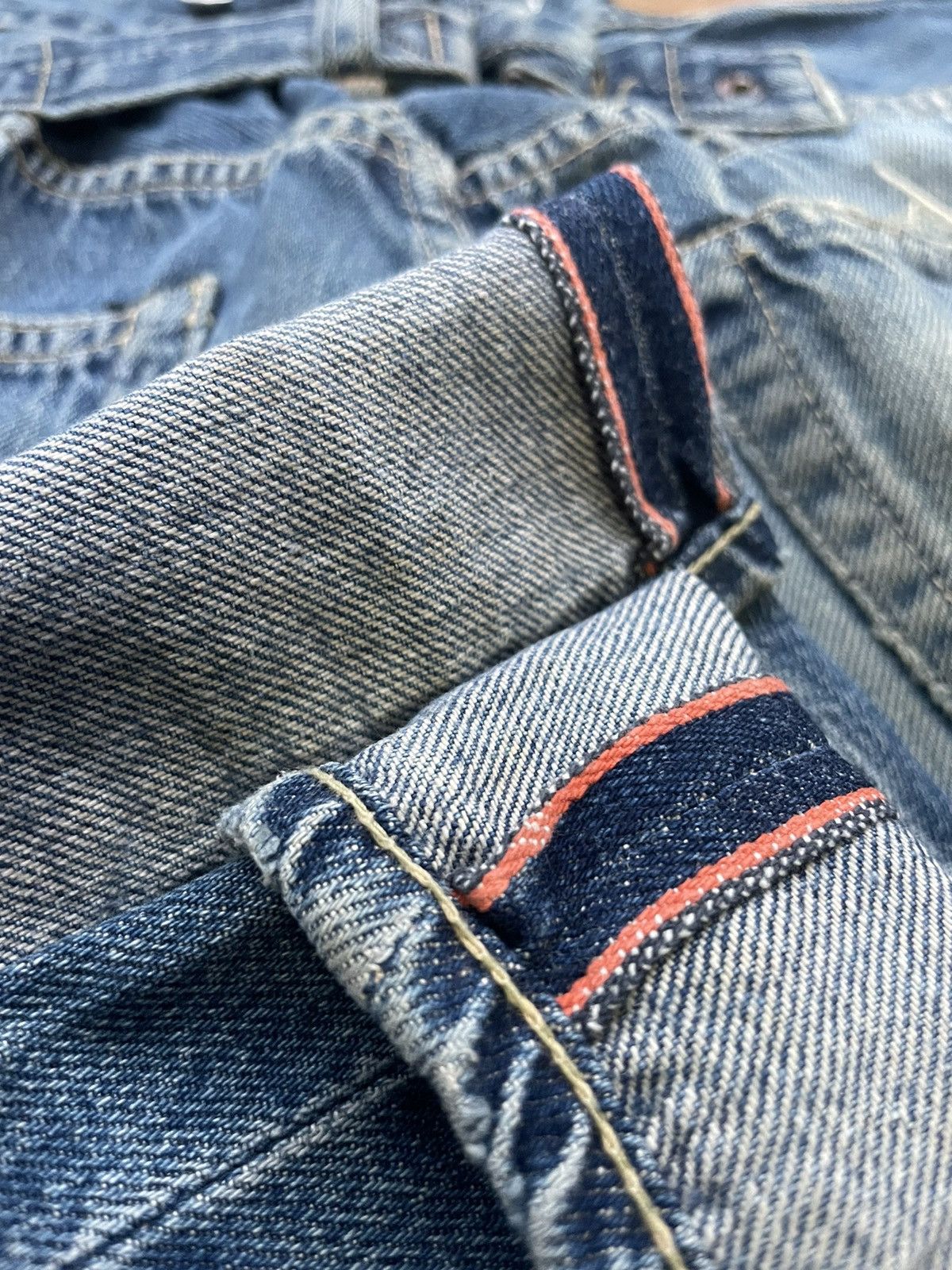 Japanese Brand × OMNIGOD × Vintage Vintage Omnigod Selvedge Aging Wash & Rework Denim Size US 31 - 13 Thumbnail