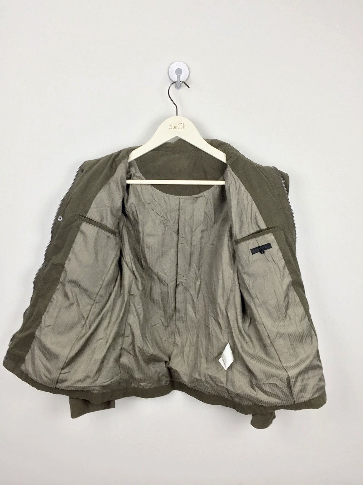 Japanese Brand × Vintage VINTAGE 90s JUN MEN BROWN JACKET BUTTON UP AND ZIPPER STYLE Size US S / EU 44-46 / 1 - 3 Thumbnail