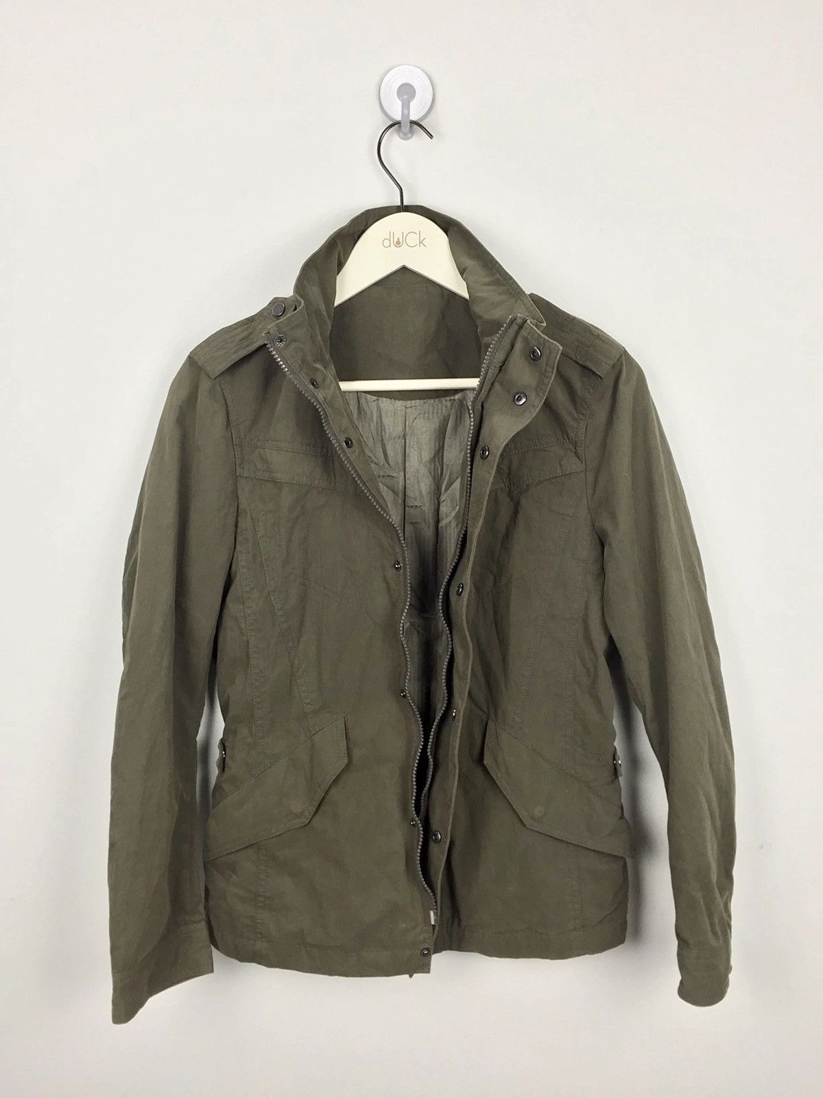 Japanese Brand × Vintage VINTAGE 90s JUN MEN BROWN JACKET BUTTON UP AND ZIPPER STYLE Size US S / EU 44-46 / 1 - 1 Thumbnail