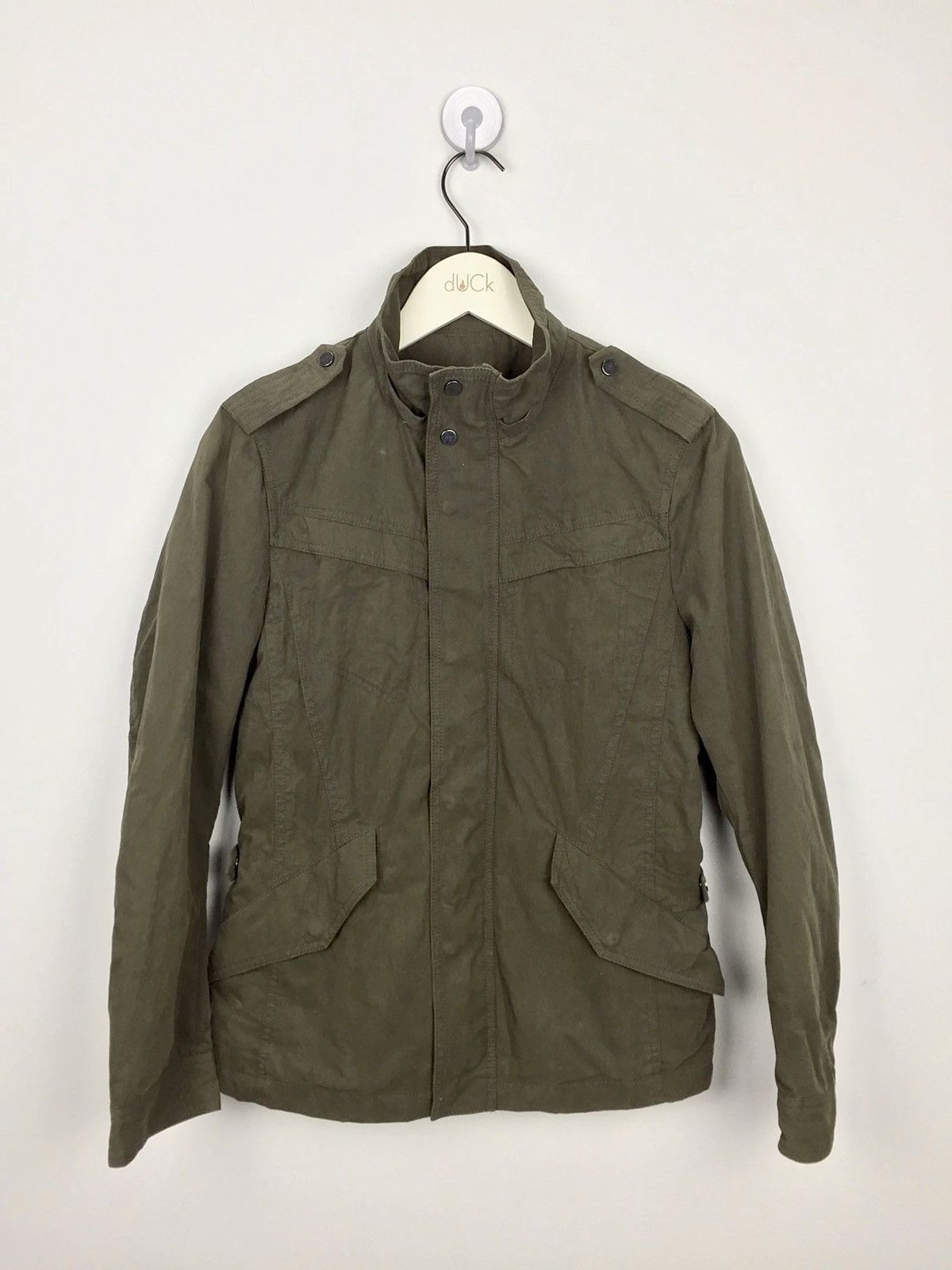 Japanese Brand × Vintage VINTAGE 90s JUN MEN BROWN JACKET BUTTON UP AND ZIPPER STYLE Size US S / EU 44-46 / 1 - 2 Thumbnail