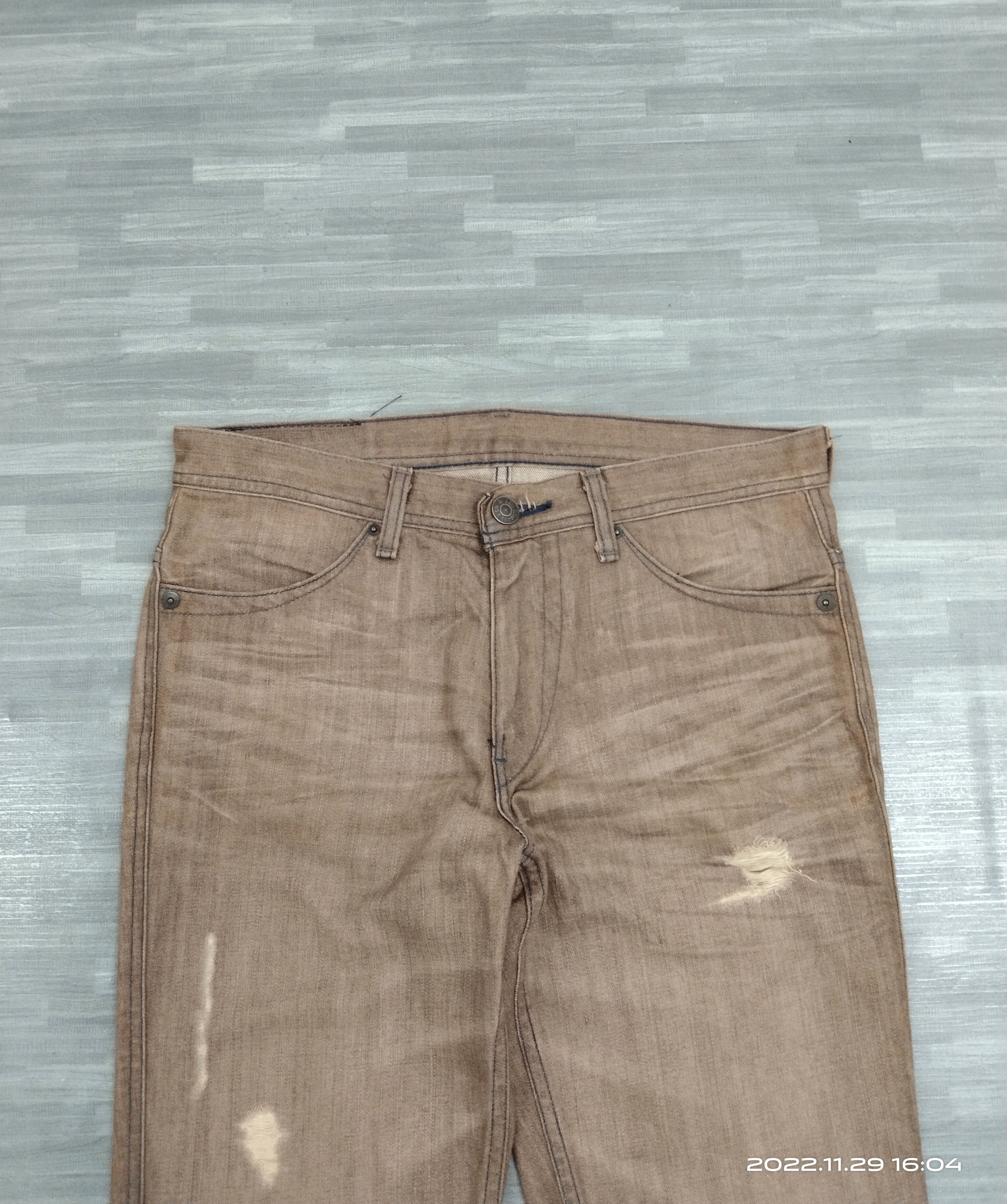 Levi's Vintage Clothing THRASH LEVIS 525 MADE IN JAPAN DENIM PANTS Size US 32 / EU 48 - 4 Thumbnail