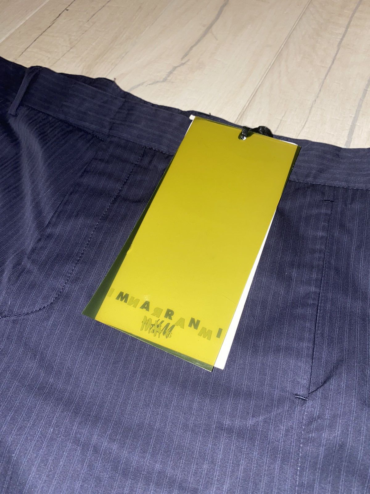 Marni DSWT! SS12 Marni X H&M Striped Dark Navy Casual Pants Size US 36 / EU 52 - 5 Thumbnail