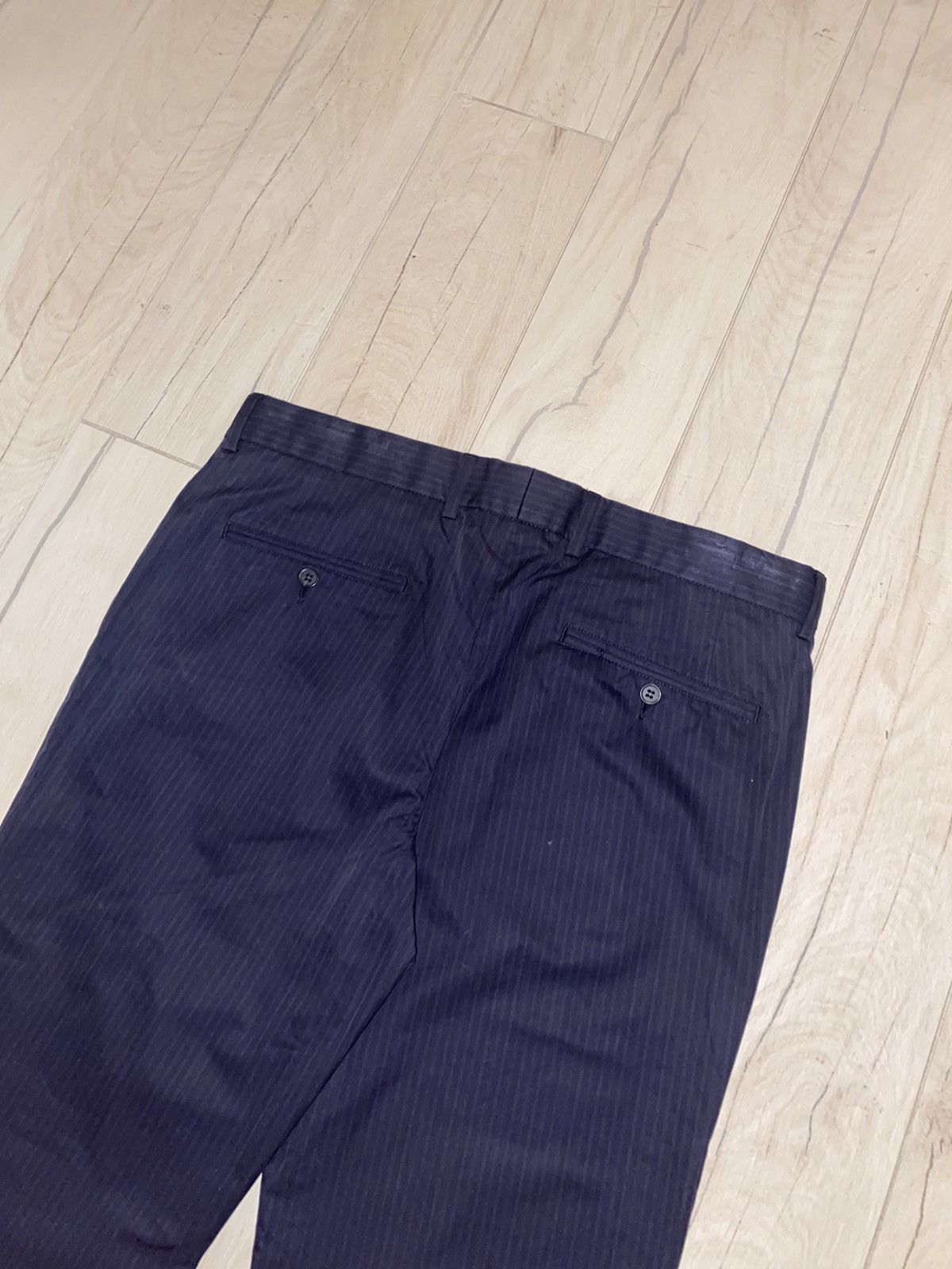 Marni DSWT! SS12 Marni X H&M Striped Dark Navy Casual Pants Size US 36 / EU 52 - 9 Thumbnail