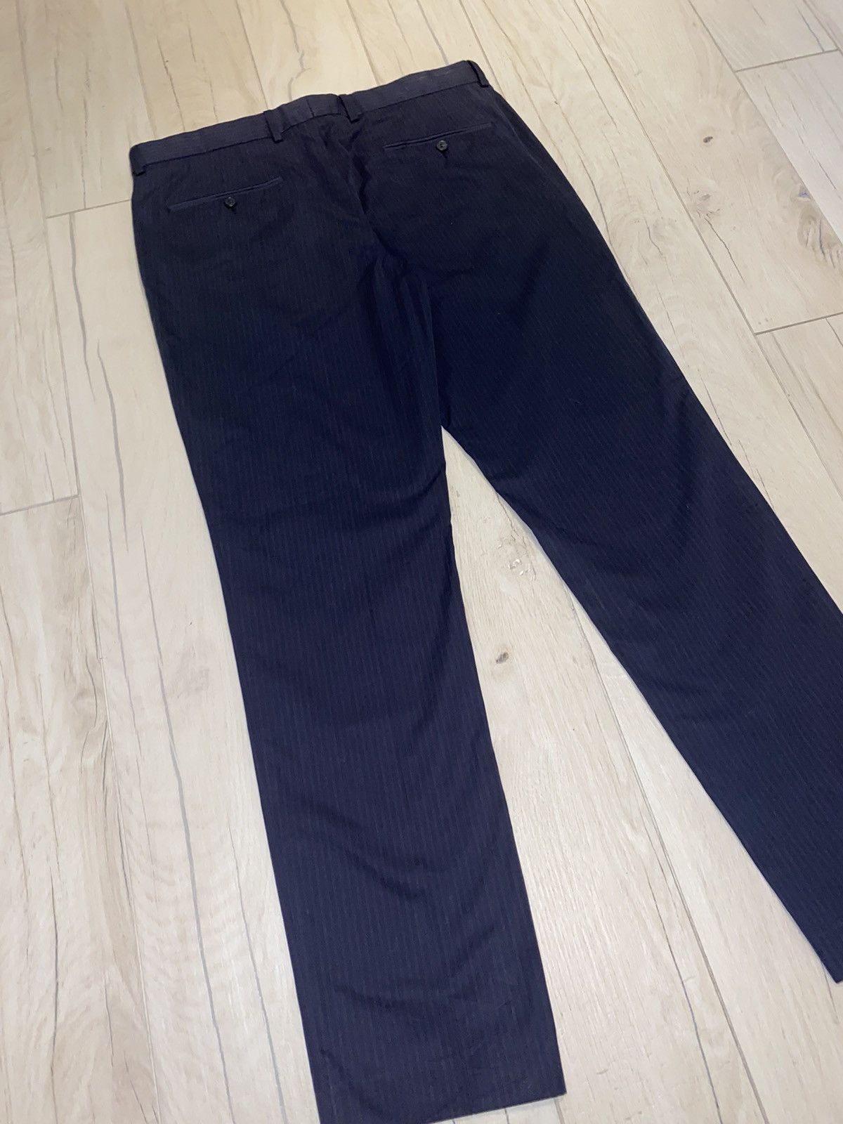 Marni DSWT! SS12 Marni X H&M Striped Dark Navy Casual Pants Size US 36 / EU 52 - 8 Thumbnail