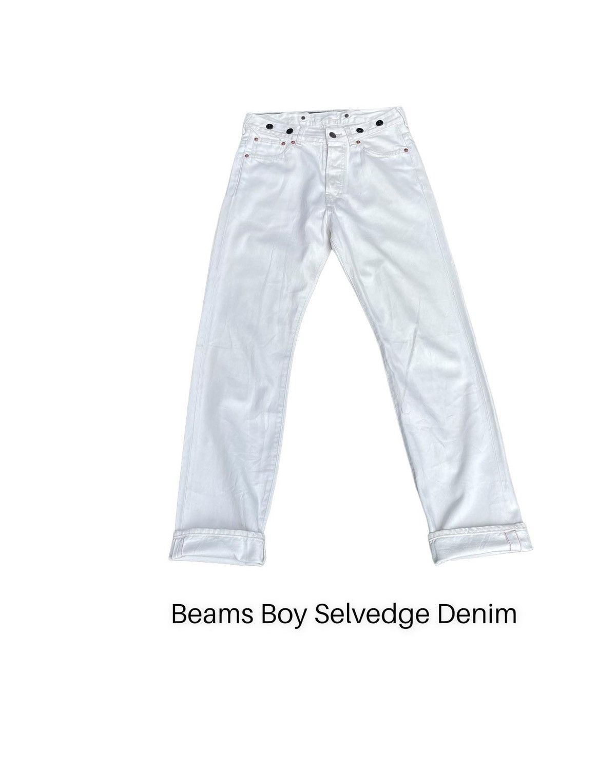 Beams Plus × Japanese Brand Beams Boy No 2 Selvedge Denim Size US 30 / EU 46 - 1 Thumbnail