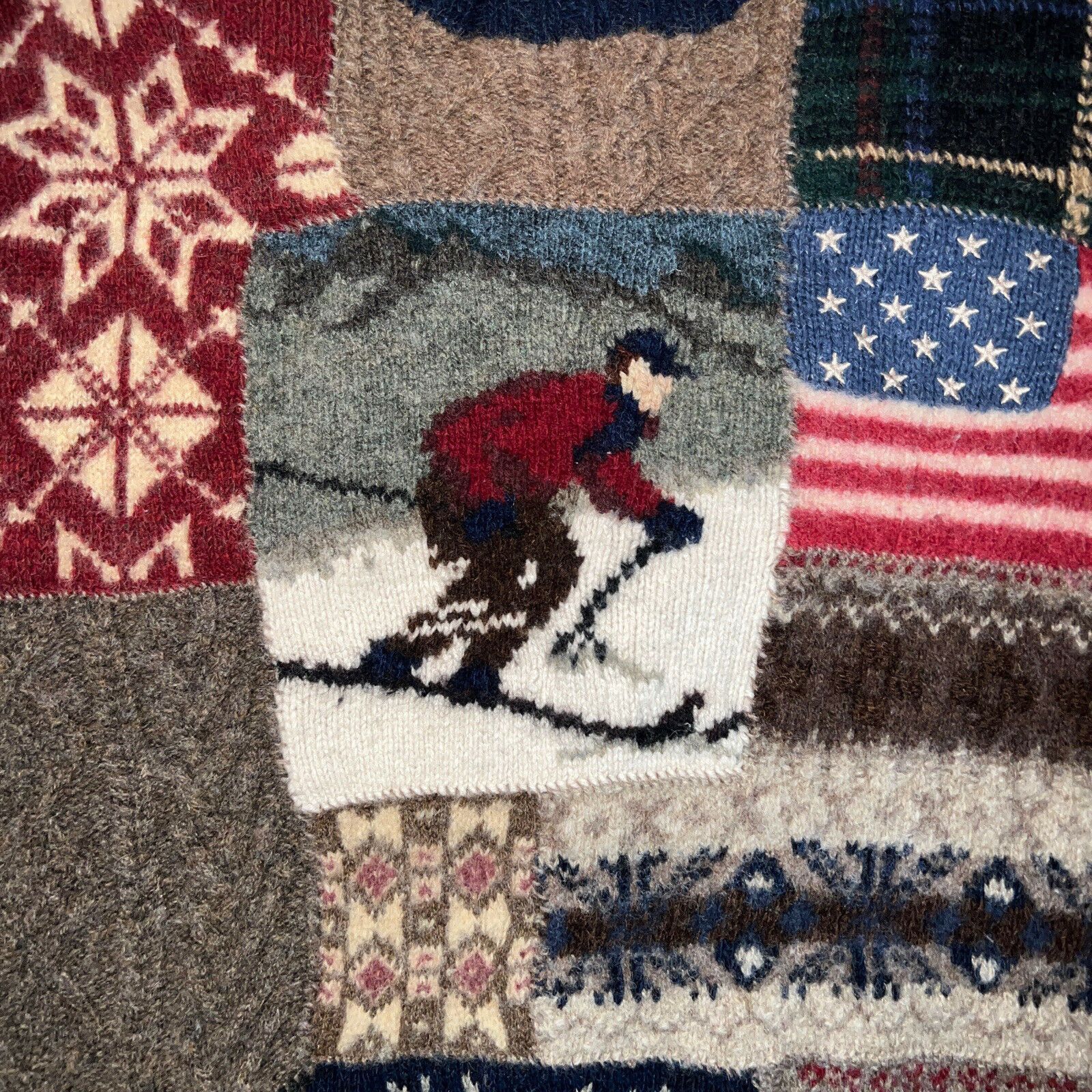 Polo Ralph Lauren Vintage Polo Ralph Lauren Ski Downhill Wool Knit Sweater XL Size US XL / EU 56 / 4 - 2 Thumbnail