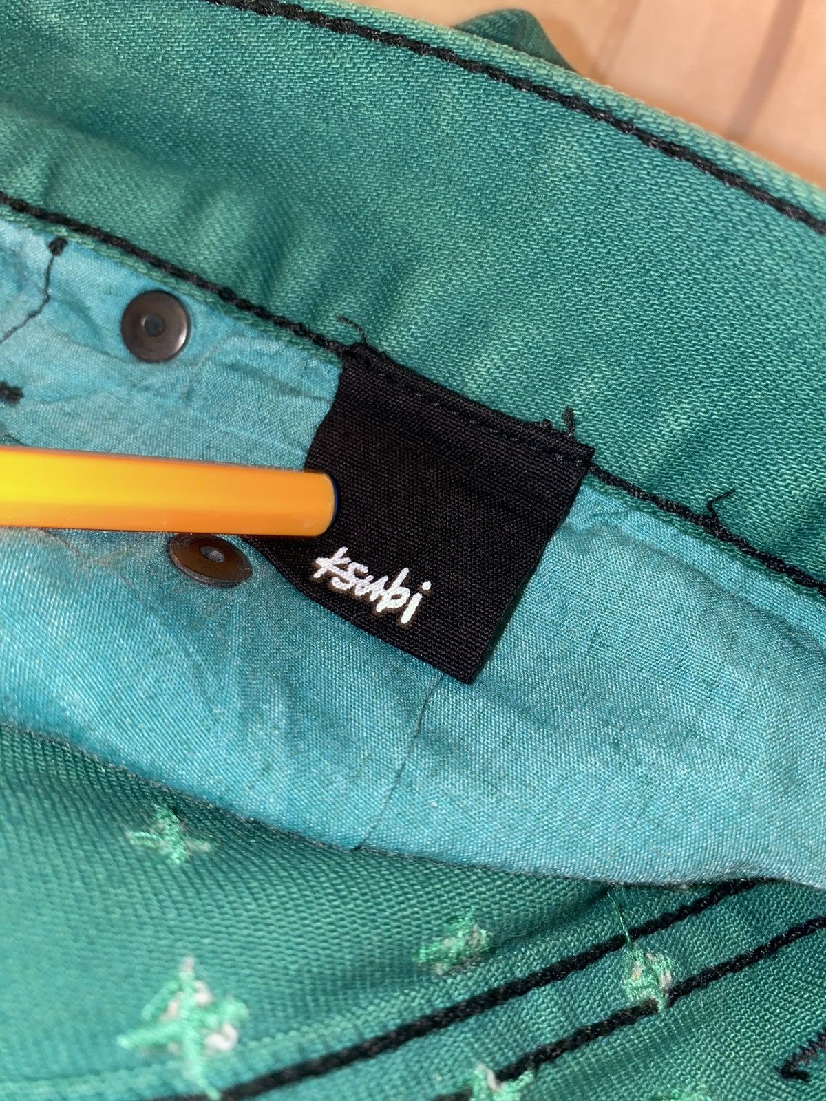Ksubi Ksubi Chitch Green Denim Pants Size US 32 / EU 48 - 14 Thumbnail