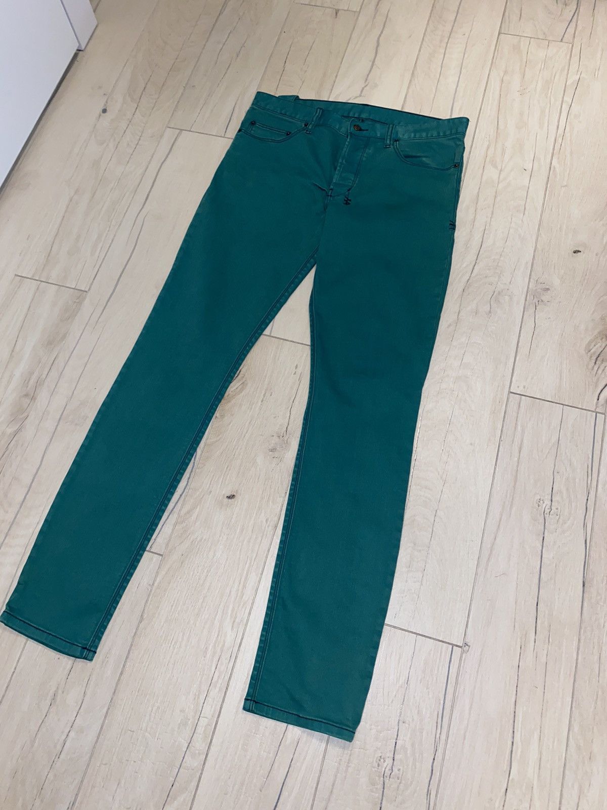 Ksubi Ksubi Chitch Green Denim Pants Size US 32 / EU 48 - 2 Thumbnail