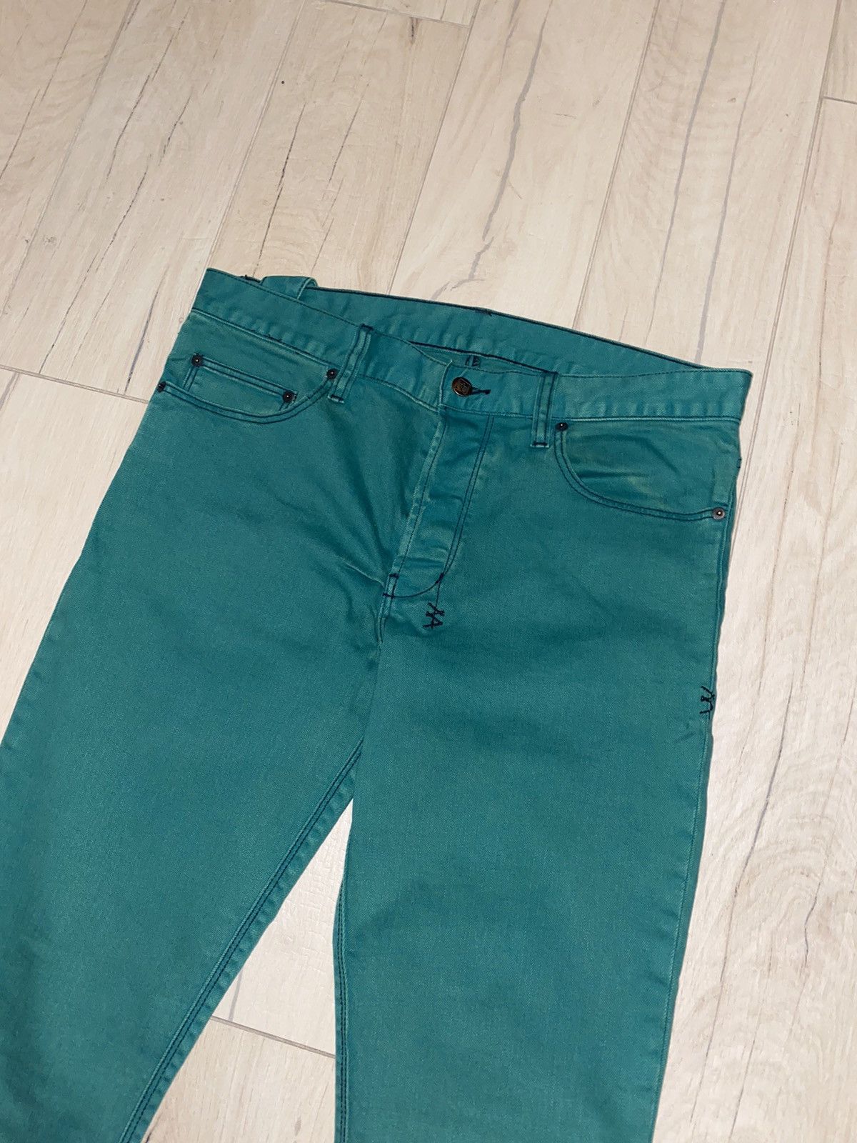 Ksubi Ksubi Chitch Green Denim Pants Size US 32 / EU 48 - 4 Thumbnail