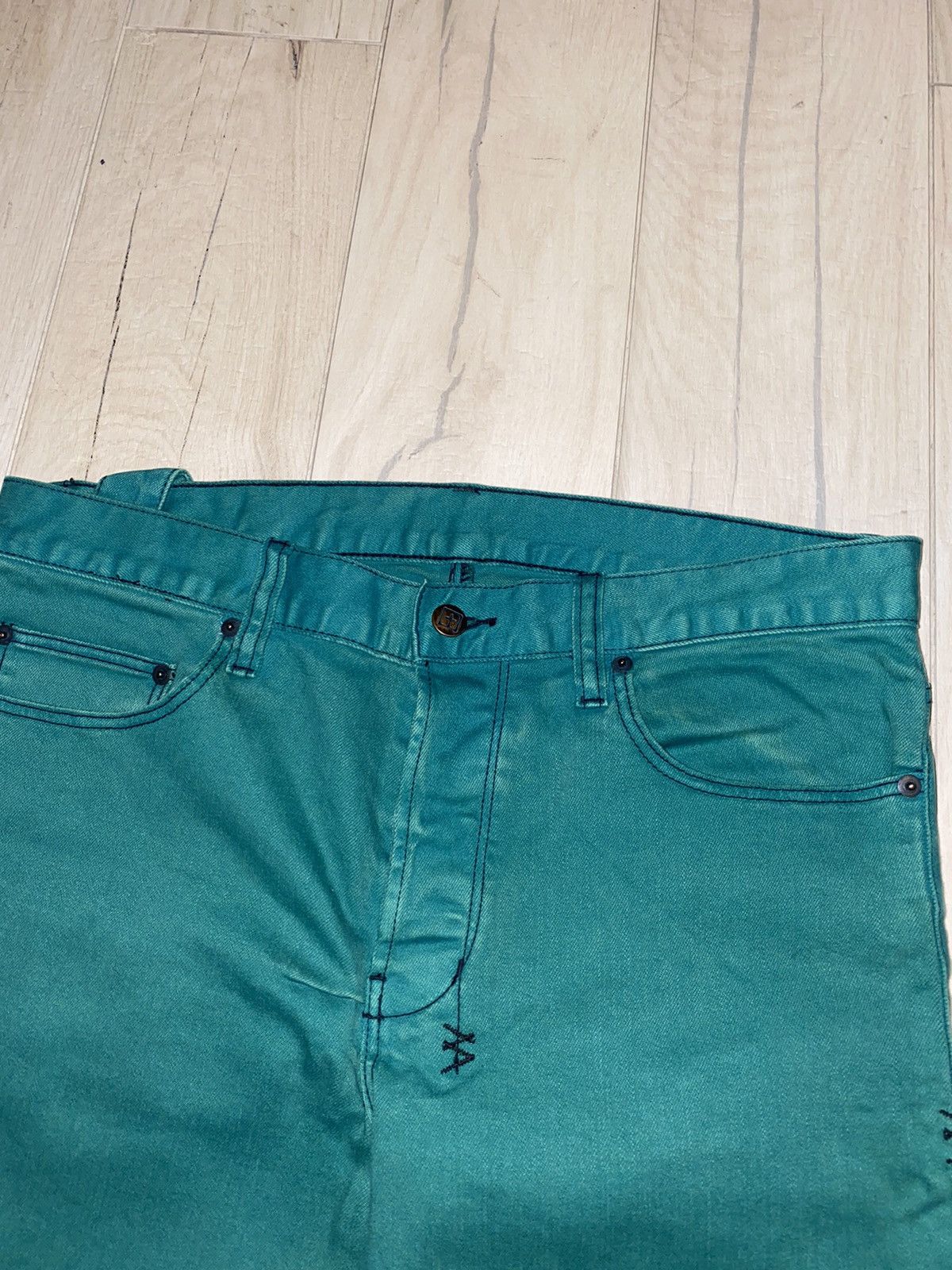 Ksubi Ksubi Chitch Green Denim Pants Size US 32 / EU 48 - 5 Thumbnail