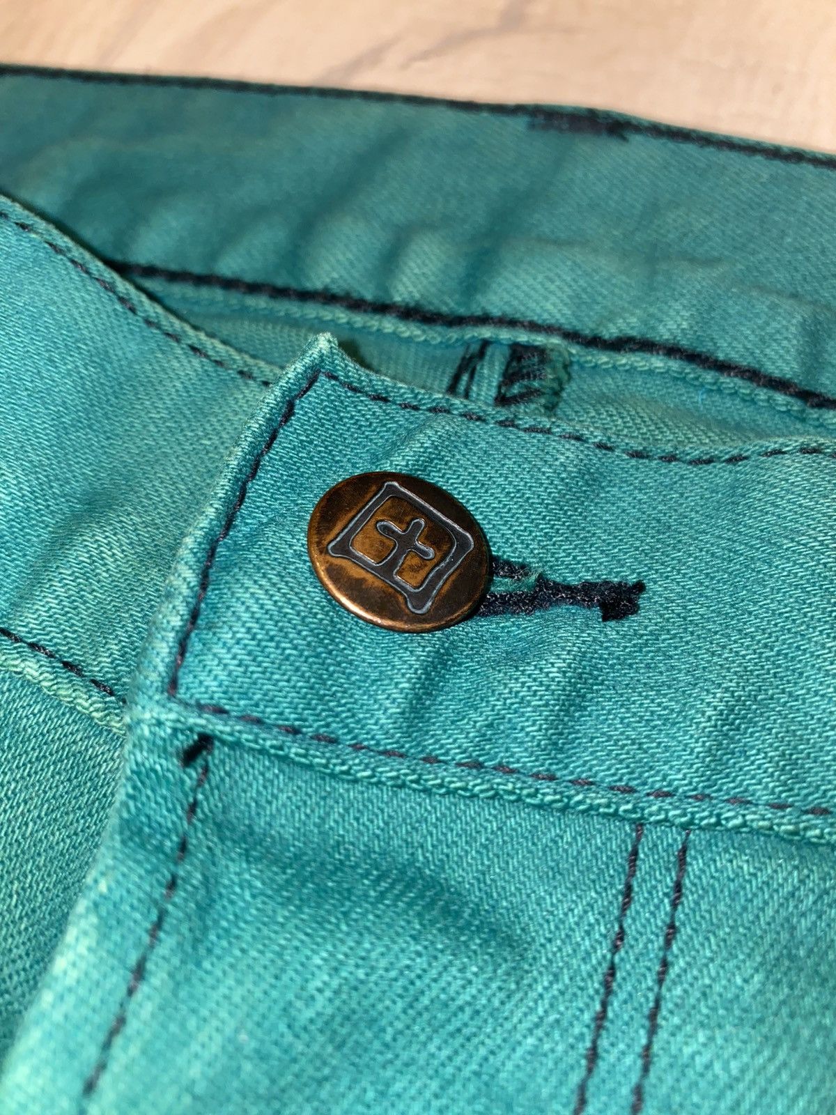 Ksubi Ksubi Chitch Green Denim Pants Size US 32 / EU 48 - 13 Thumbnail