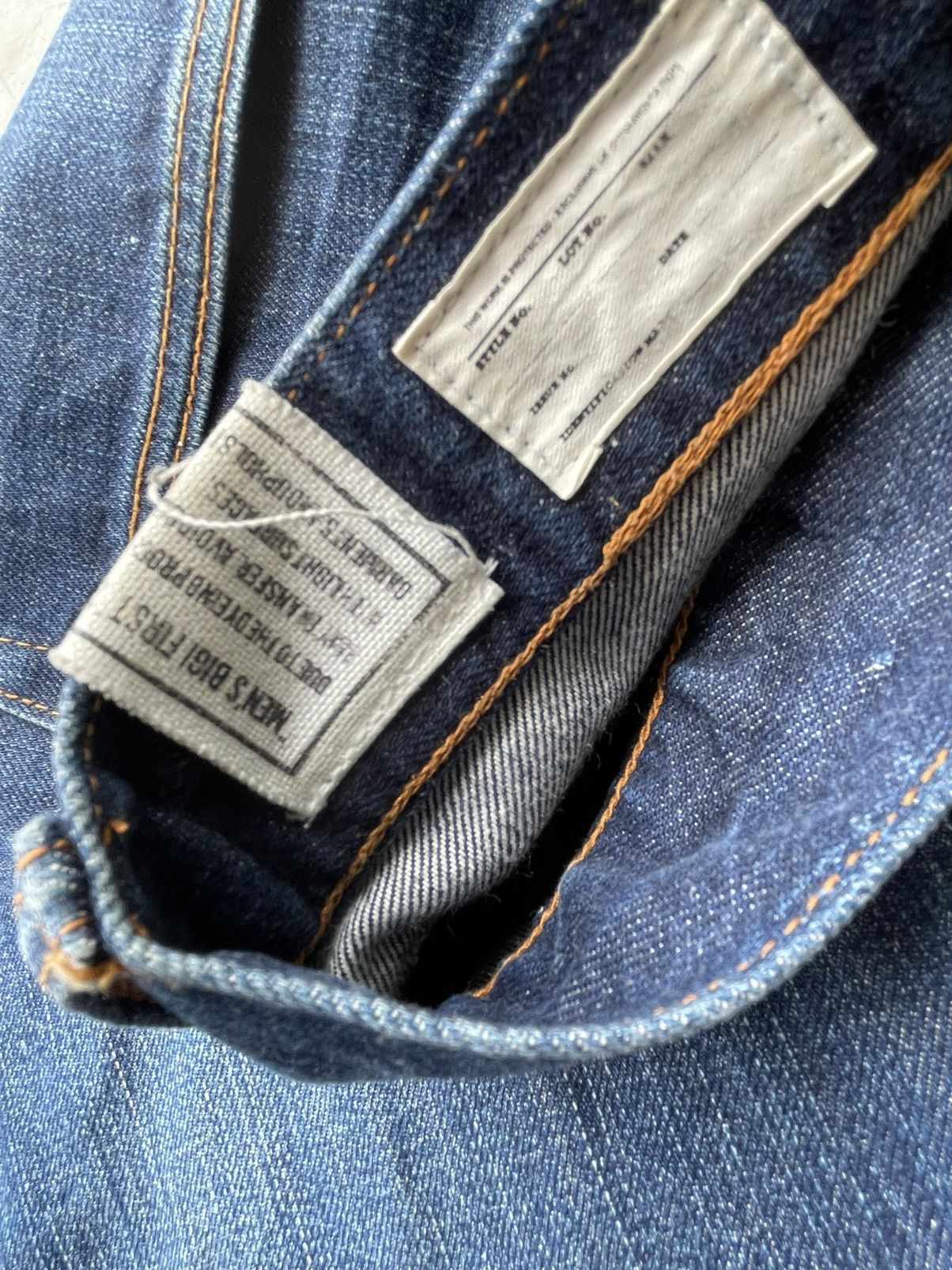 Japanese Brand Men’s Bigi Redline Selvedge Denim Size US 34 / EU 50 - 15 Thumbnail