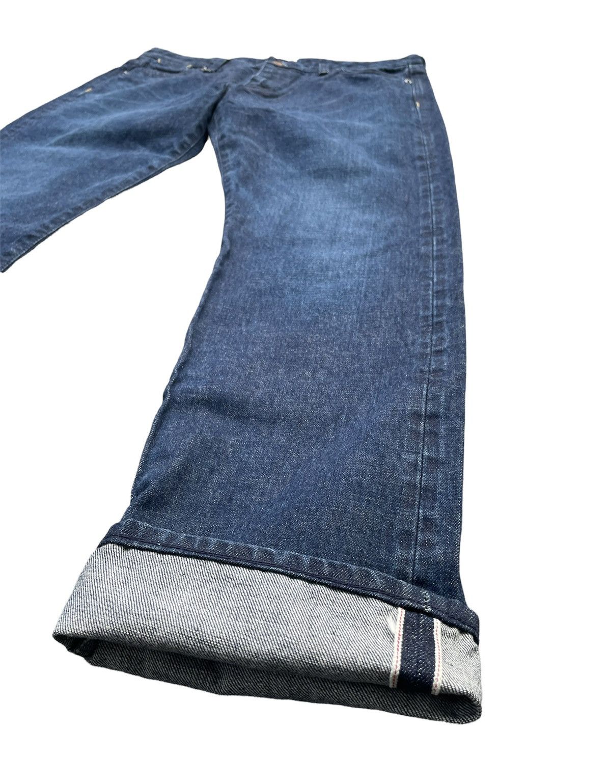 Japanese Brand And Myera Japan Redline Selvedge Denim Size US 35 - 4 Thumbnail