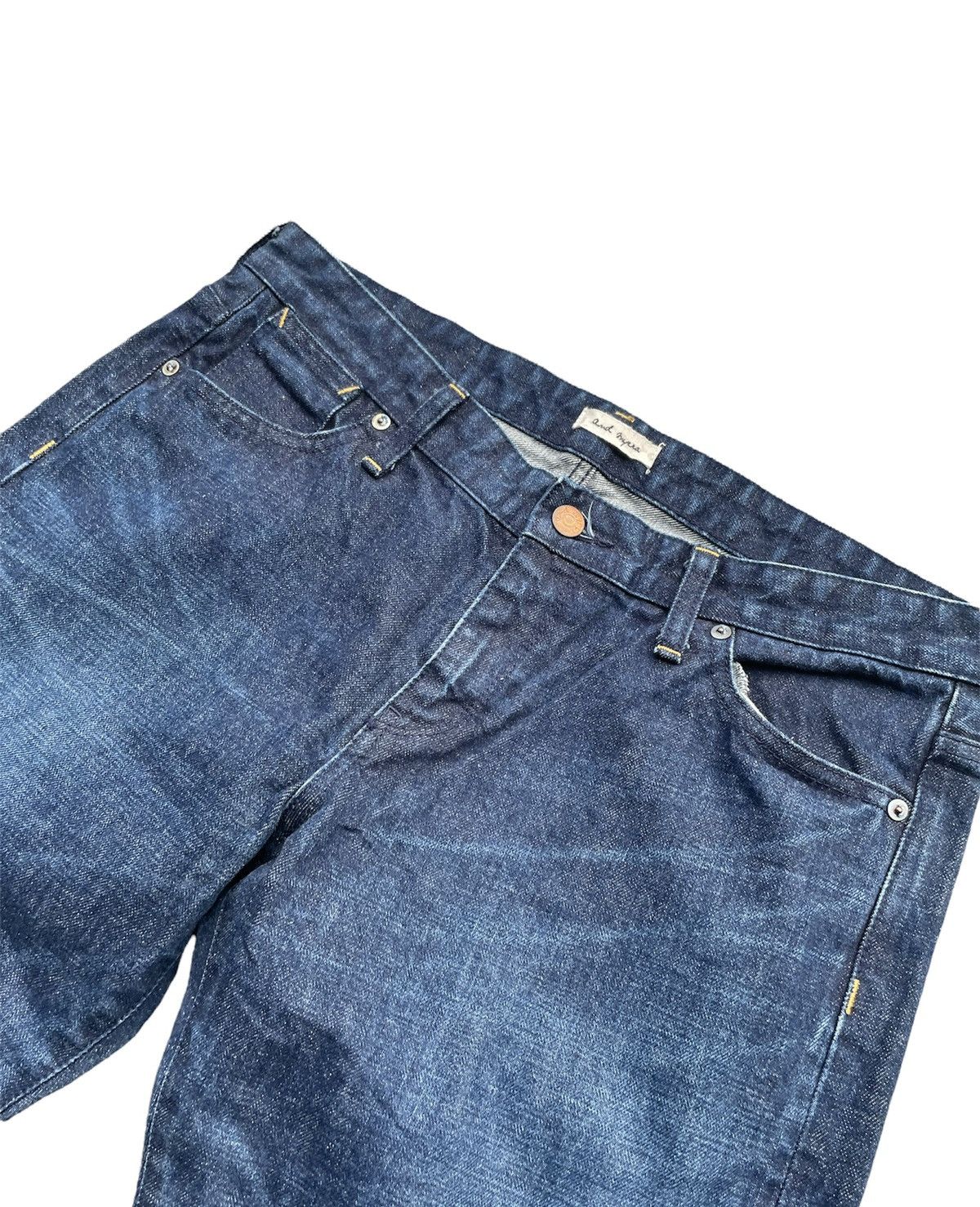 Japanese Brand And Myera Japan Redline Selvedge Denim Size US 35 - 6 Thumbnail