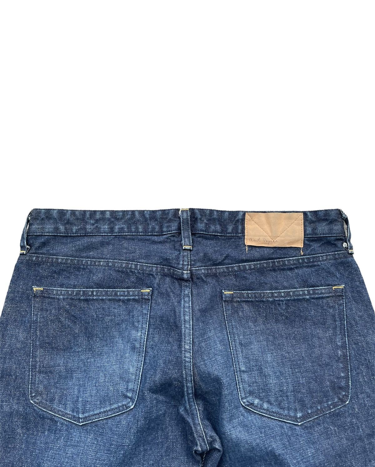 Japanese Brand And Myera Japan Redline Selvedge Denim Size US 35 - 11 Thumbnail